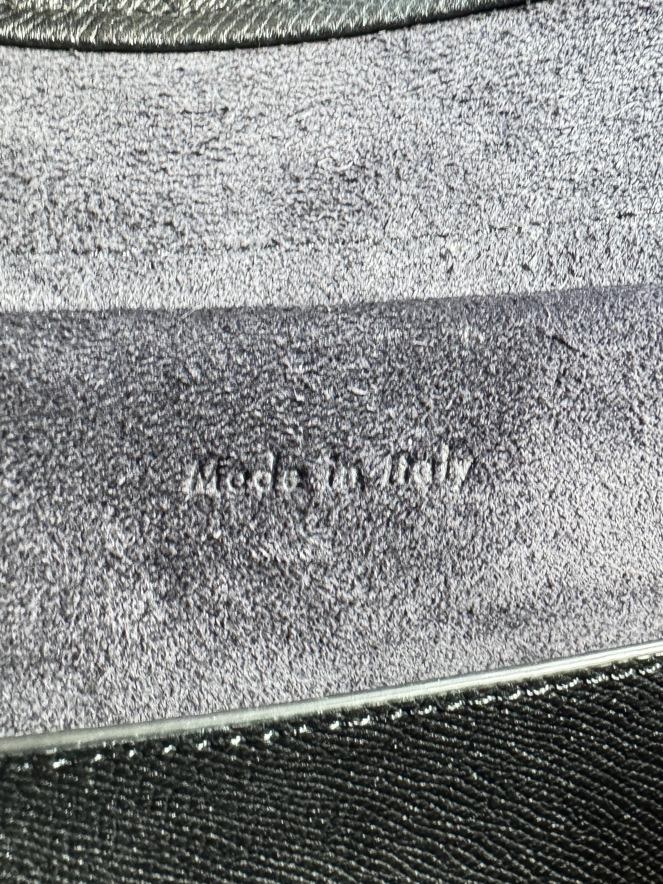 Celine black leather micro belt bag S-SL-4176