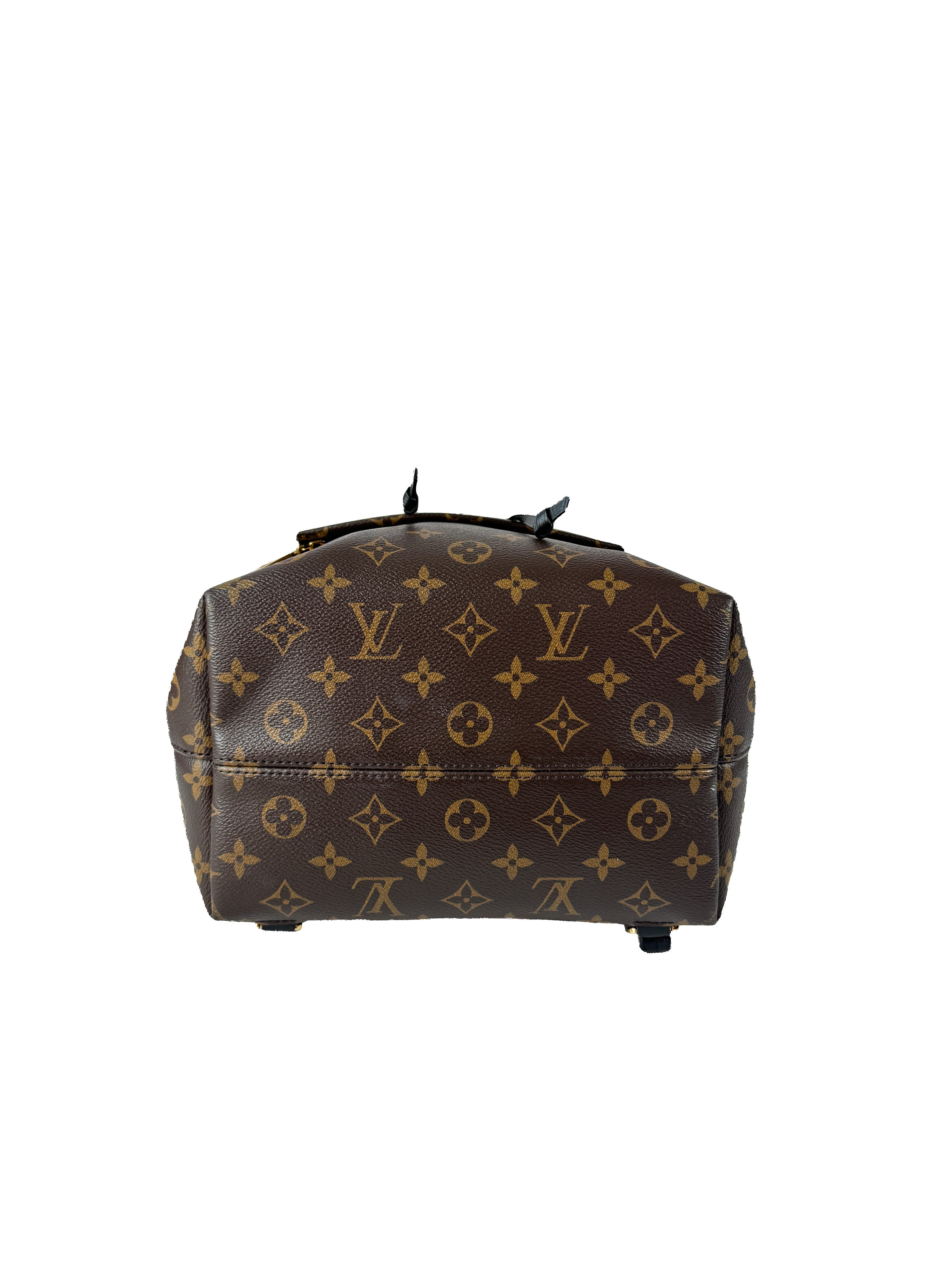Louis Vuitton monogram Black leather Montsouris PM Backpack NM SA2280