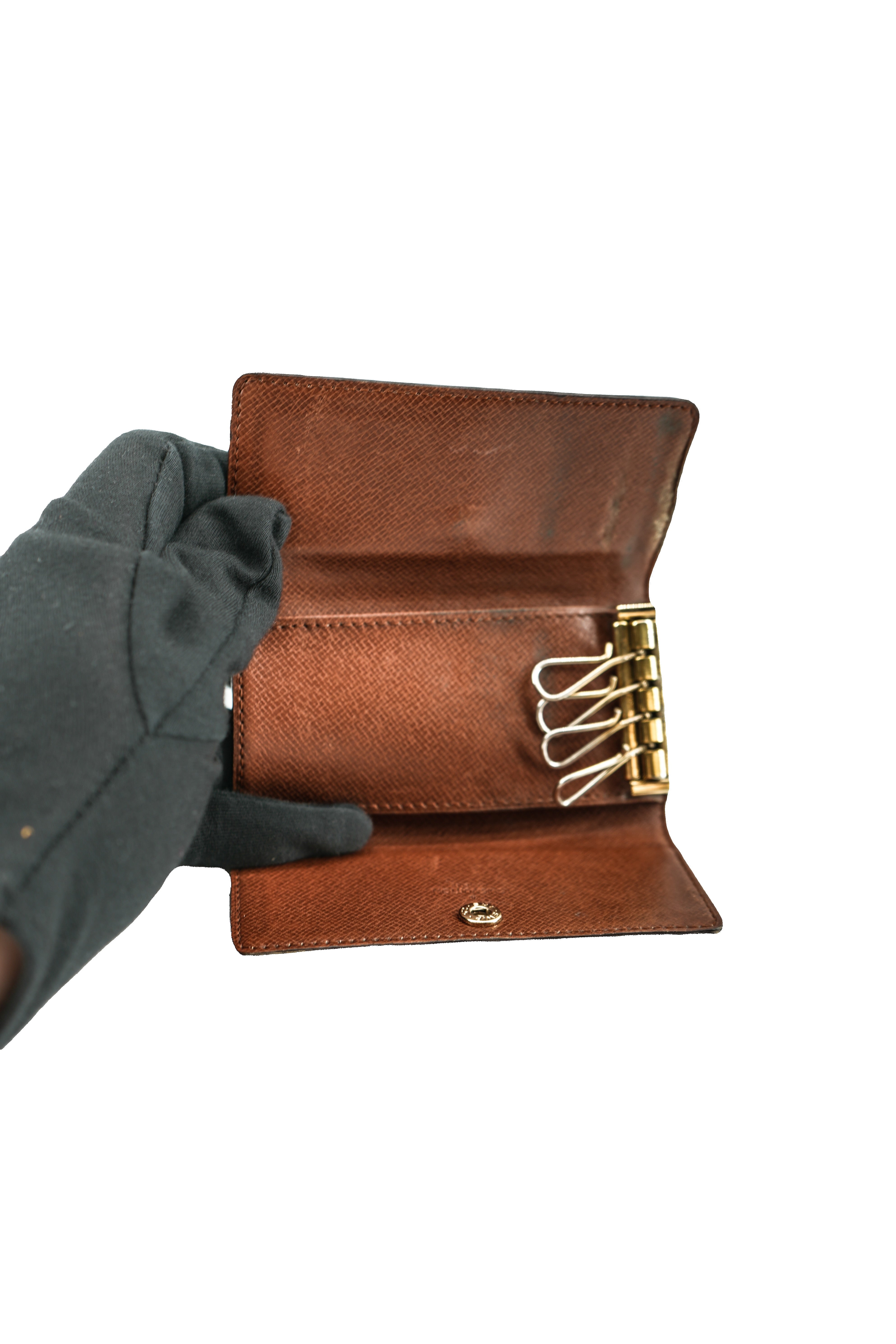 Louis Vuitton monogram 4 key holder 388