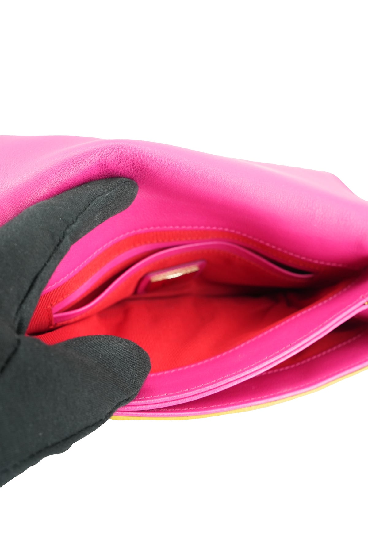 Christian Louboutin hot pink Rougissime  leather crossbody