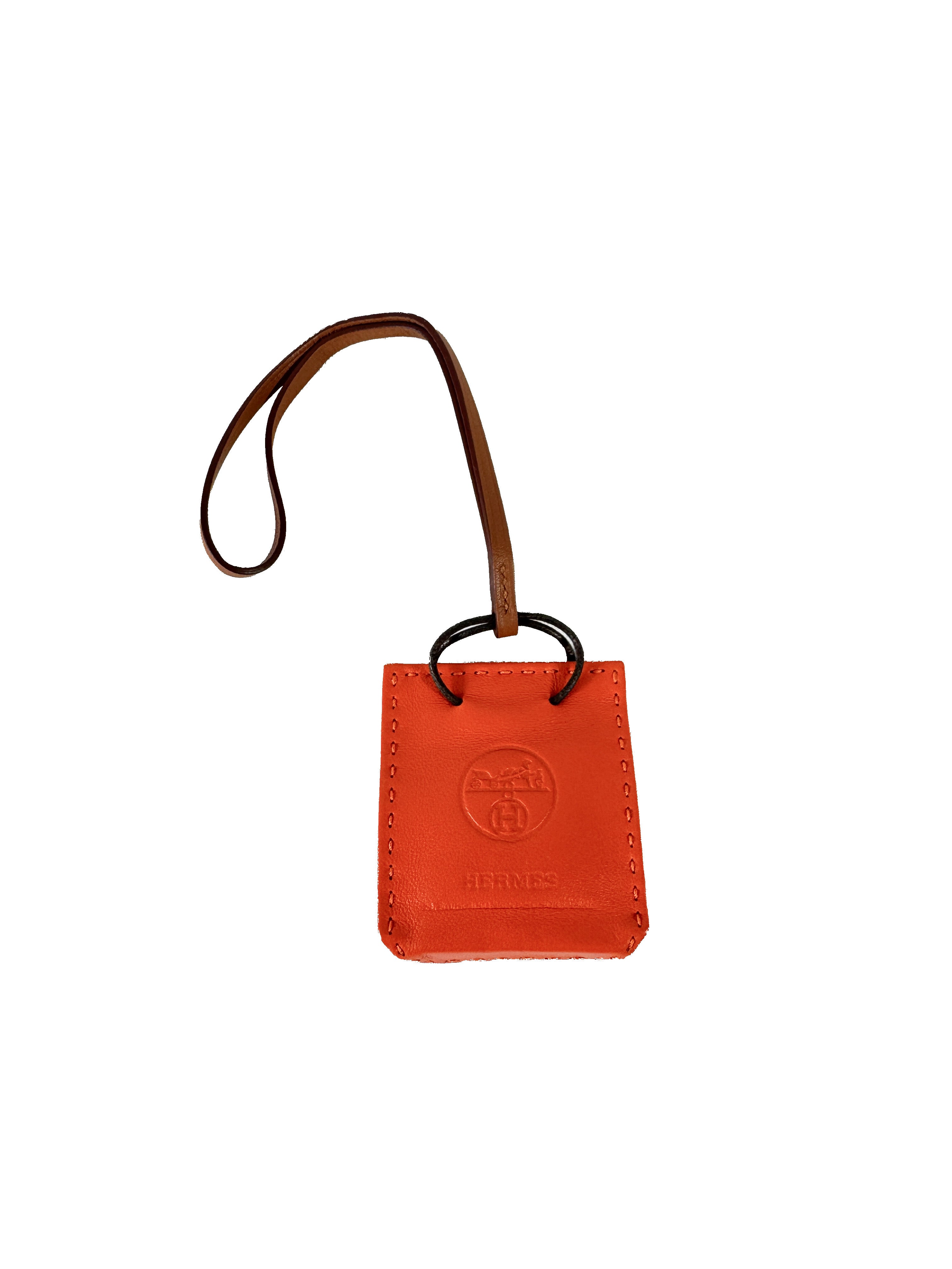 Hermès Milo Lambskin Swift Shopping Bag Charm