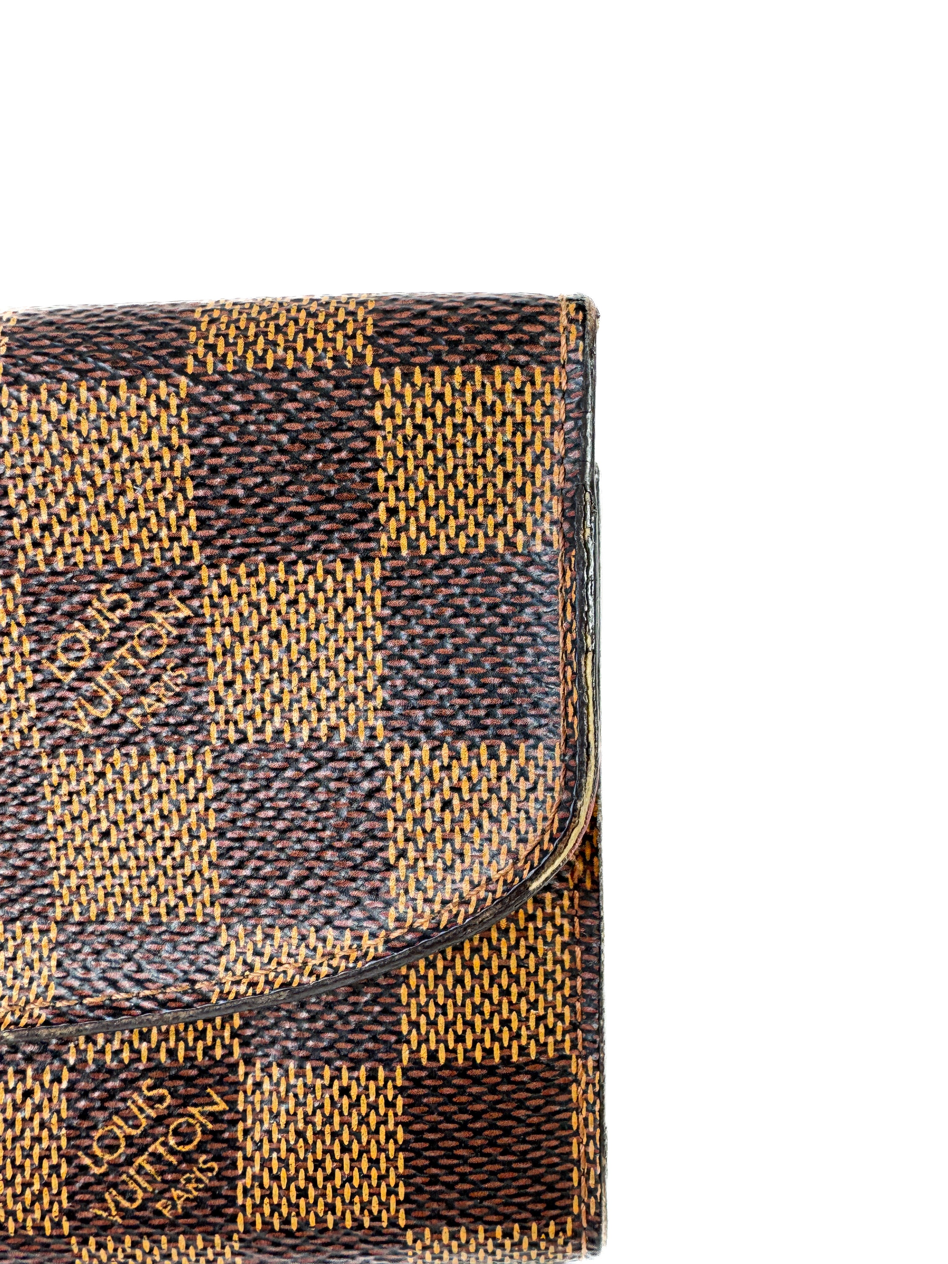 Louis Vuitton damier ebene Emilie wallet  TA2126