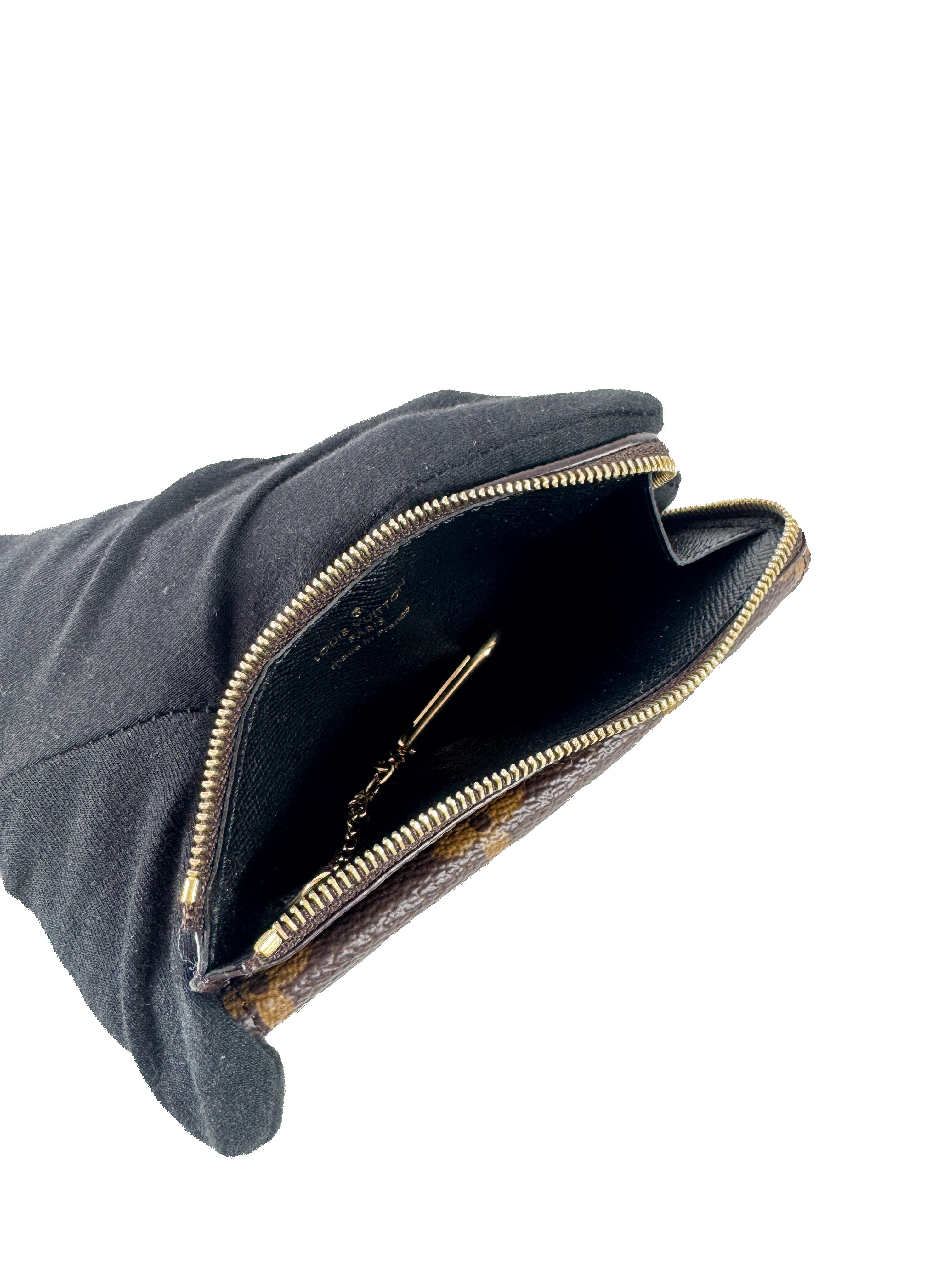 Louis Vuitton monogram Recto Versa card holder black (NFC) retail $660