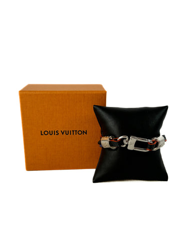 Louis Vuitton damier graphite treble bracelet BC0230 **box**