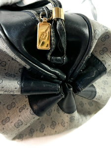 Gucci micro GG navy gray vintage crossbody