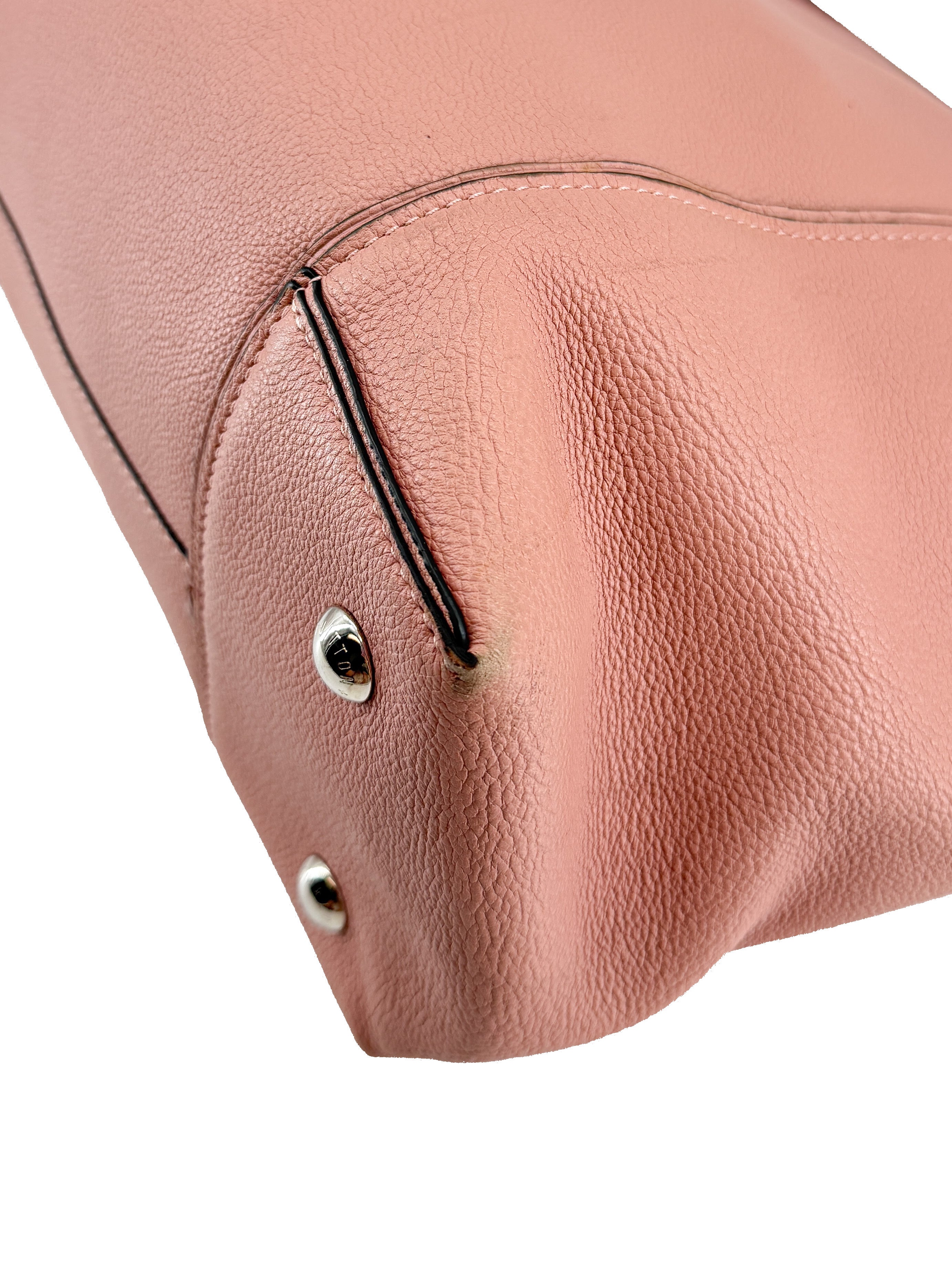 Louis Vuitton pink Cachemire leather Soft Lockit MM AR4184