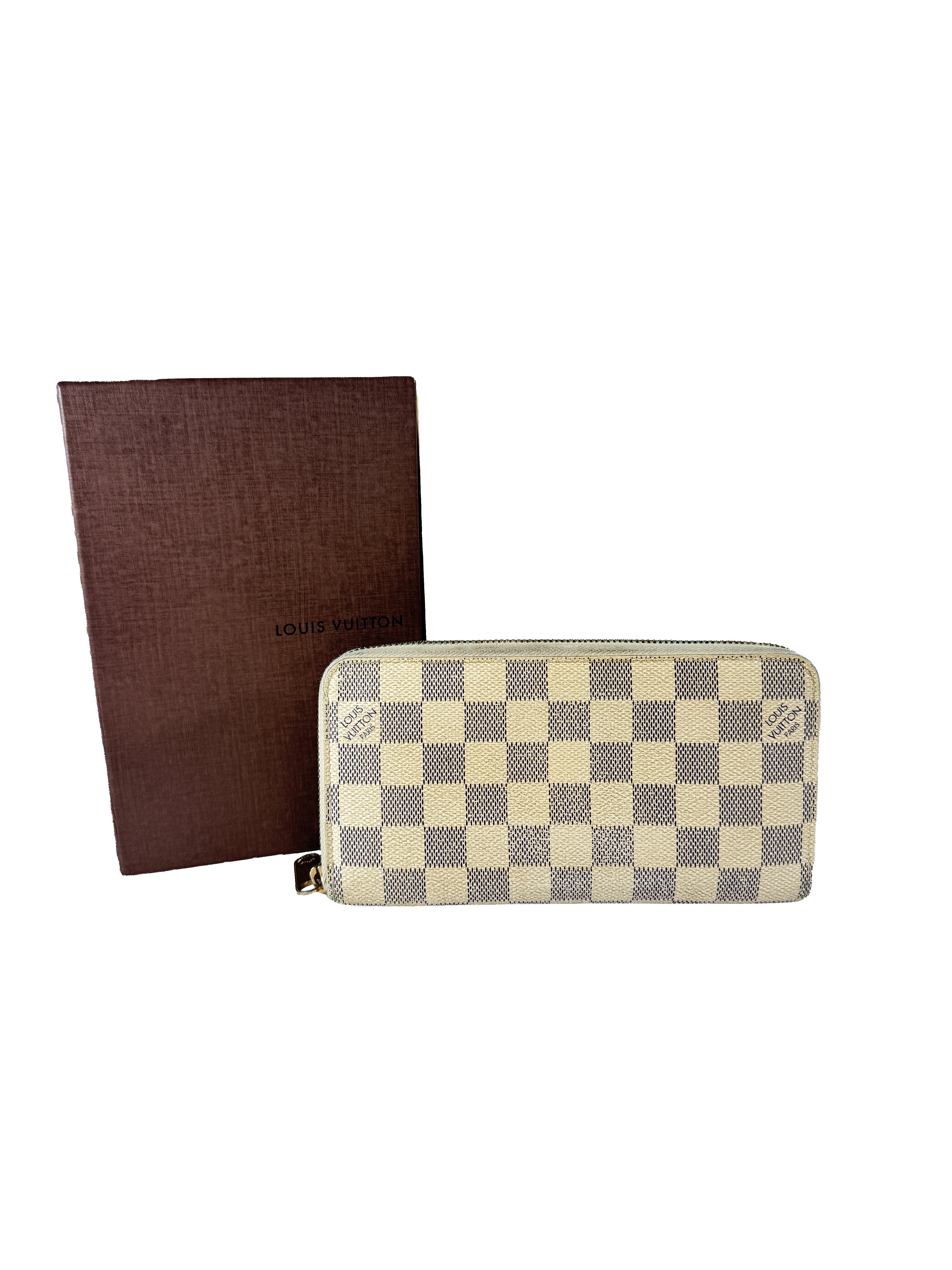 Louis Vuitton damier azur zippy wallet VI3058