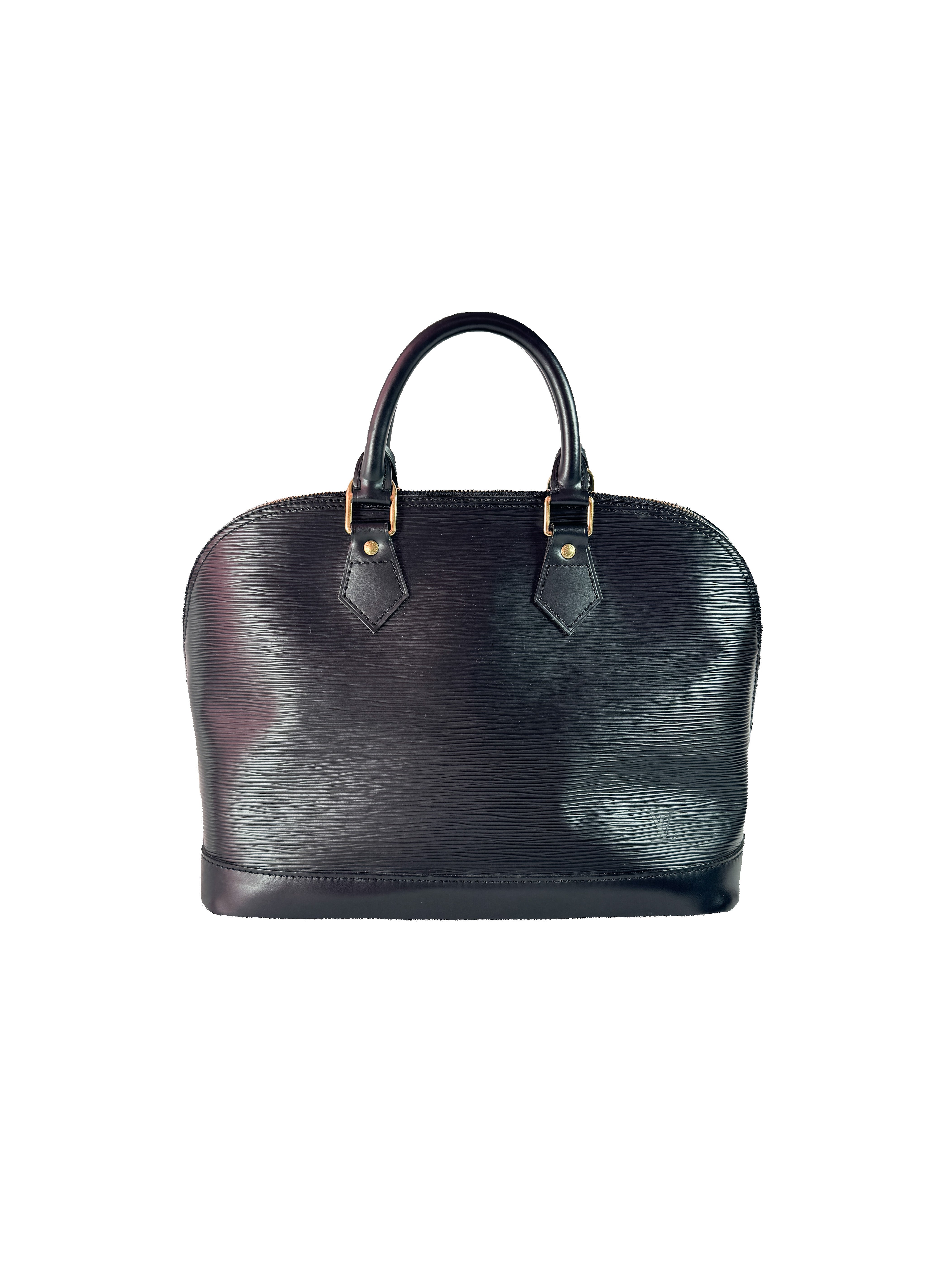 Louis Vuitton black epi Alma AR0937