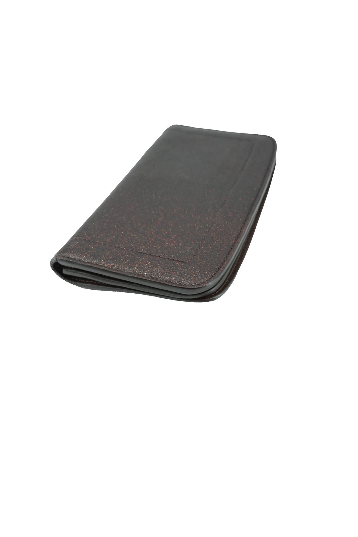 Jimmy Choo brown metallic clutch