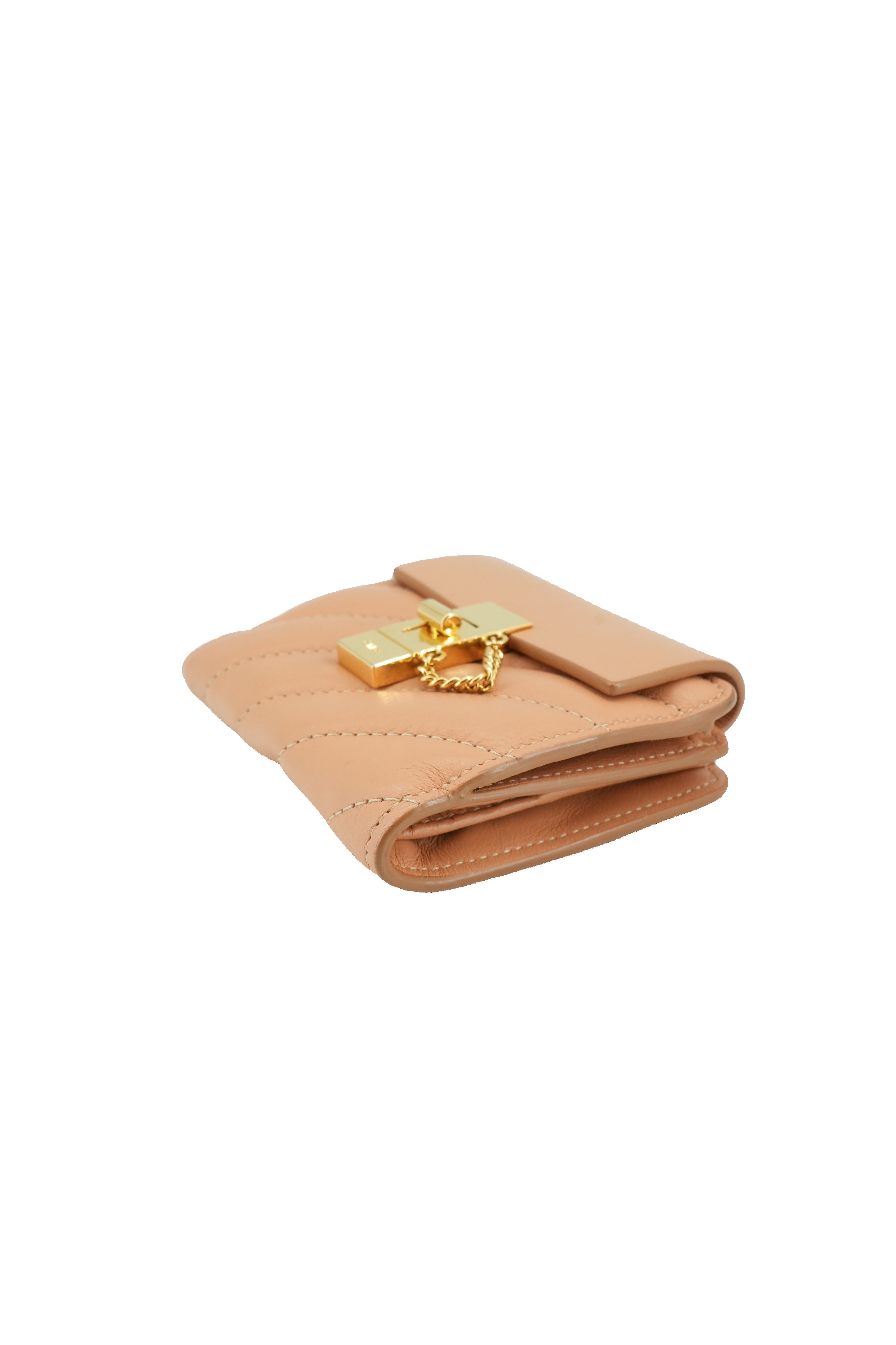 Chloé peach Drew compact wallet 99-65