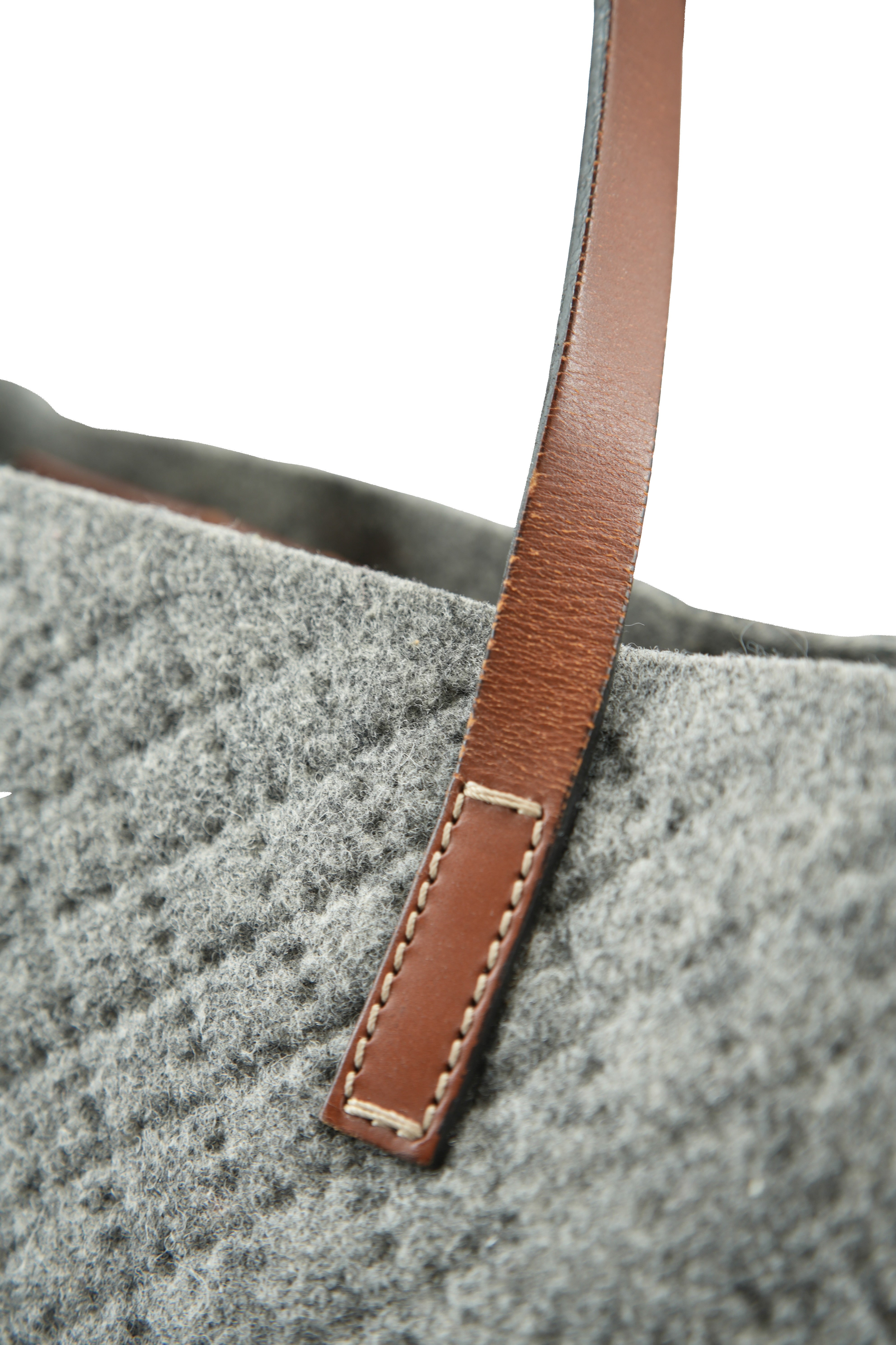 Gucci gray wool tote 295267-524947