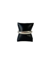 John Hardy sterling silver, yellow gold Viper cuff bracelet