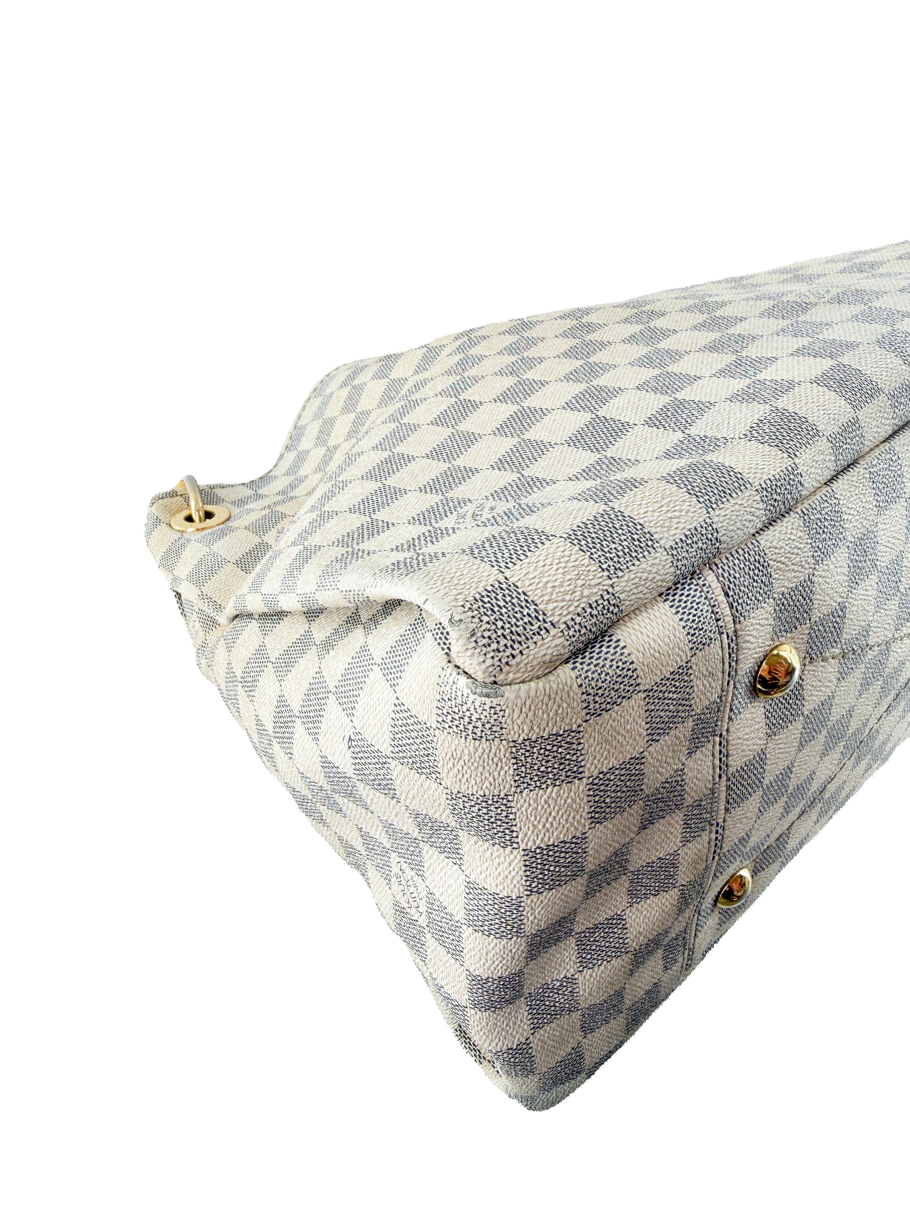 Louis Vuitton damier azur Artsy MM SD3151 *as is*