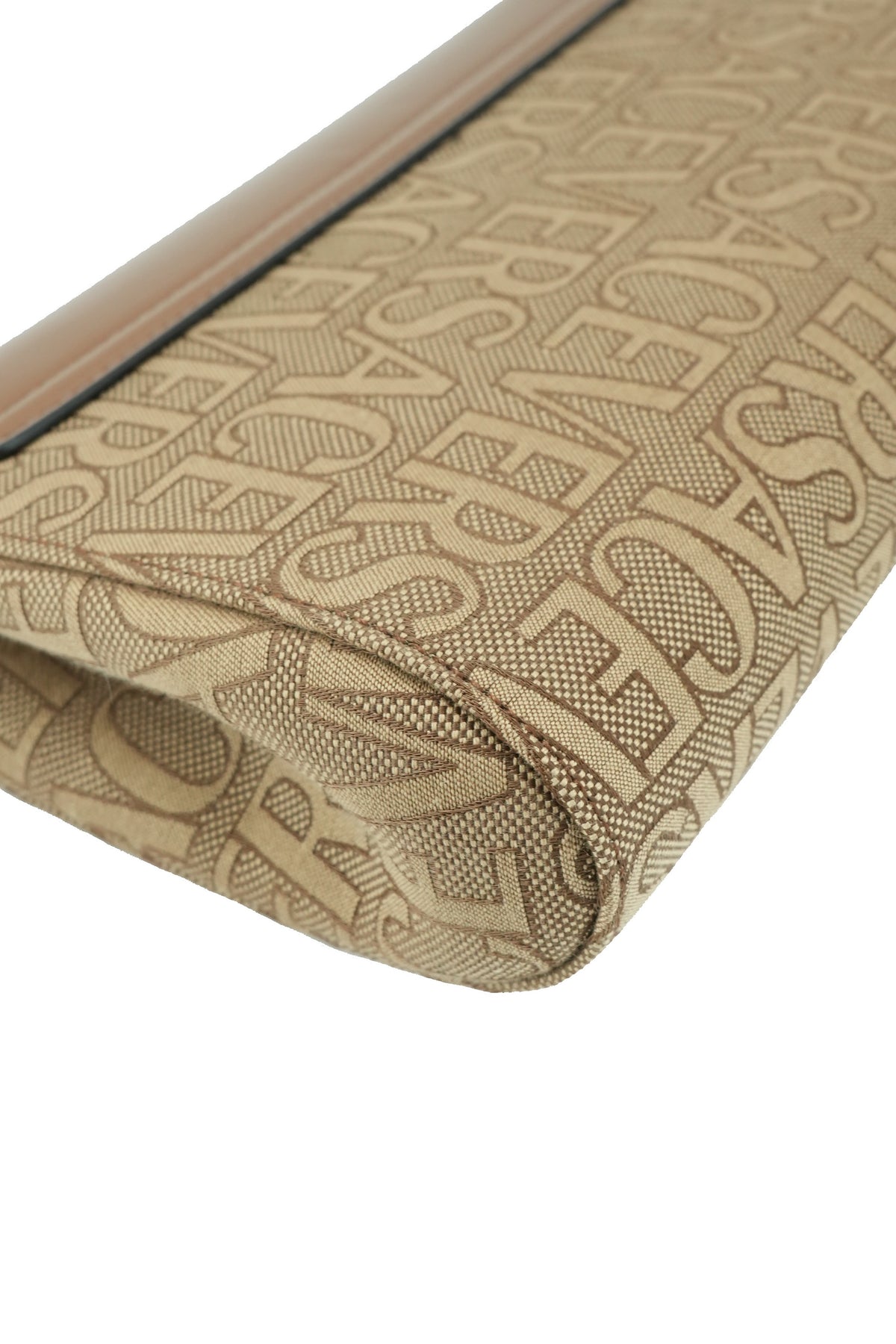Versace brown La Medusa canvas leather crossbody NWT