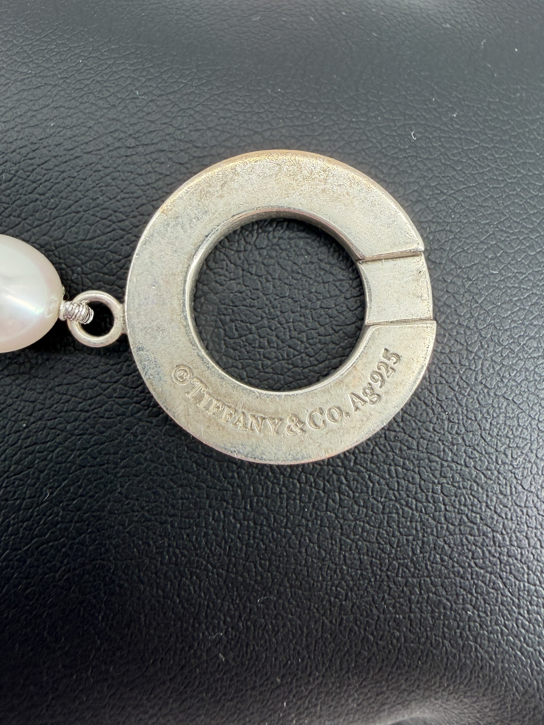 Tiffany & Co pearl strand toggle bracelet