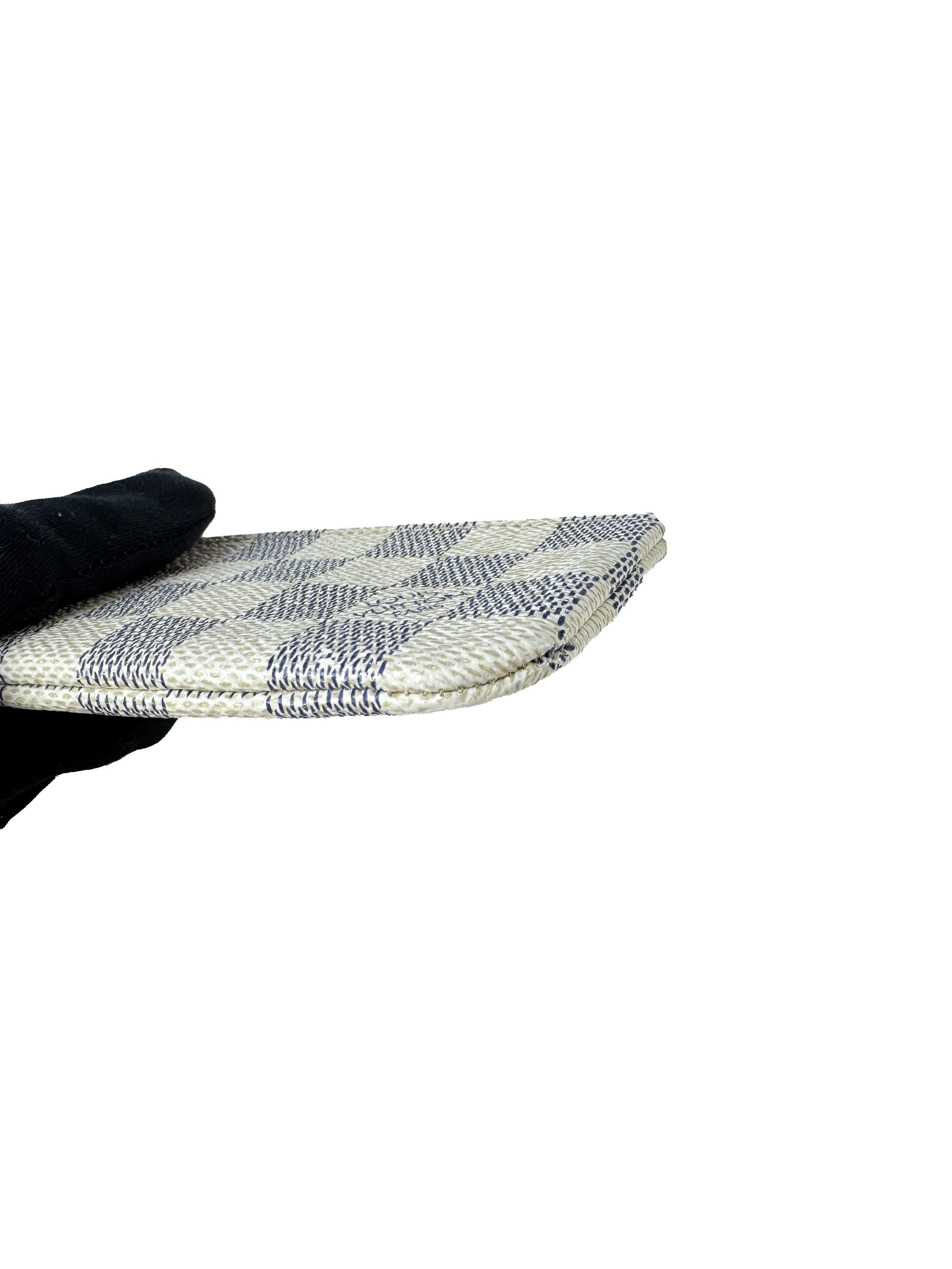 Louis Vuitton damier azur key pouch CA0191