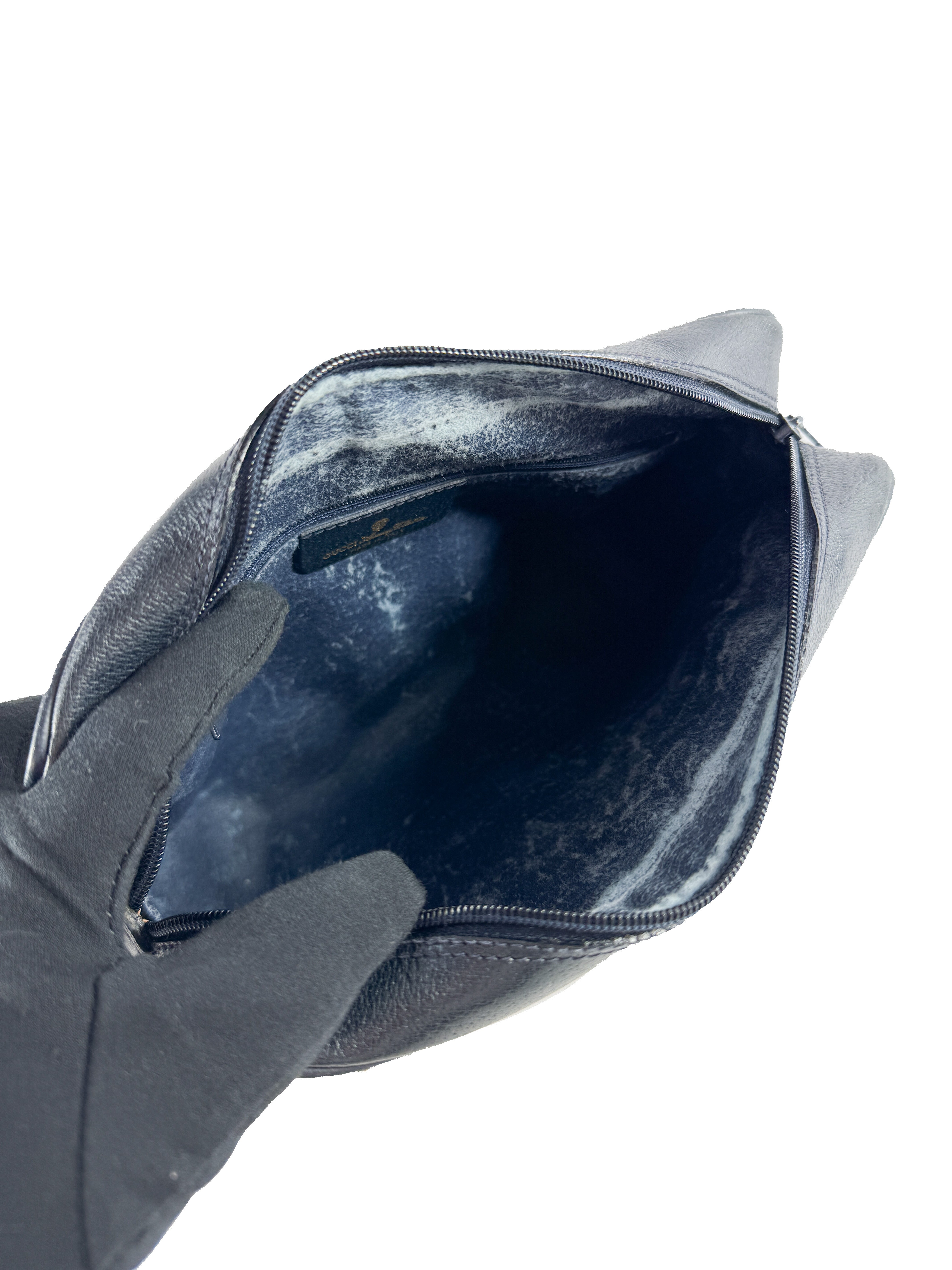 Gucci navy GG sherry line vintage crossbody 3202005