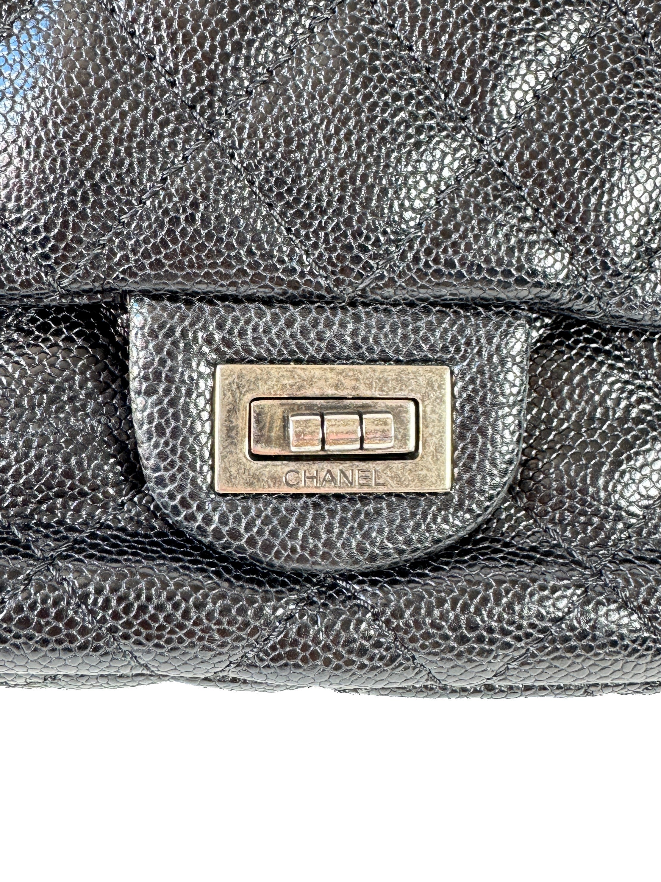 Chanel Reissue 2.55 Flap Bag Quilted Caviar 226 16549886