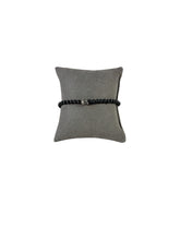 David Yurman sterling silver black onyx skull bracelet