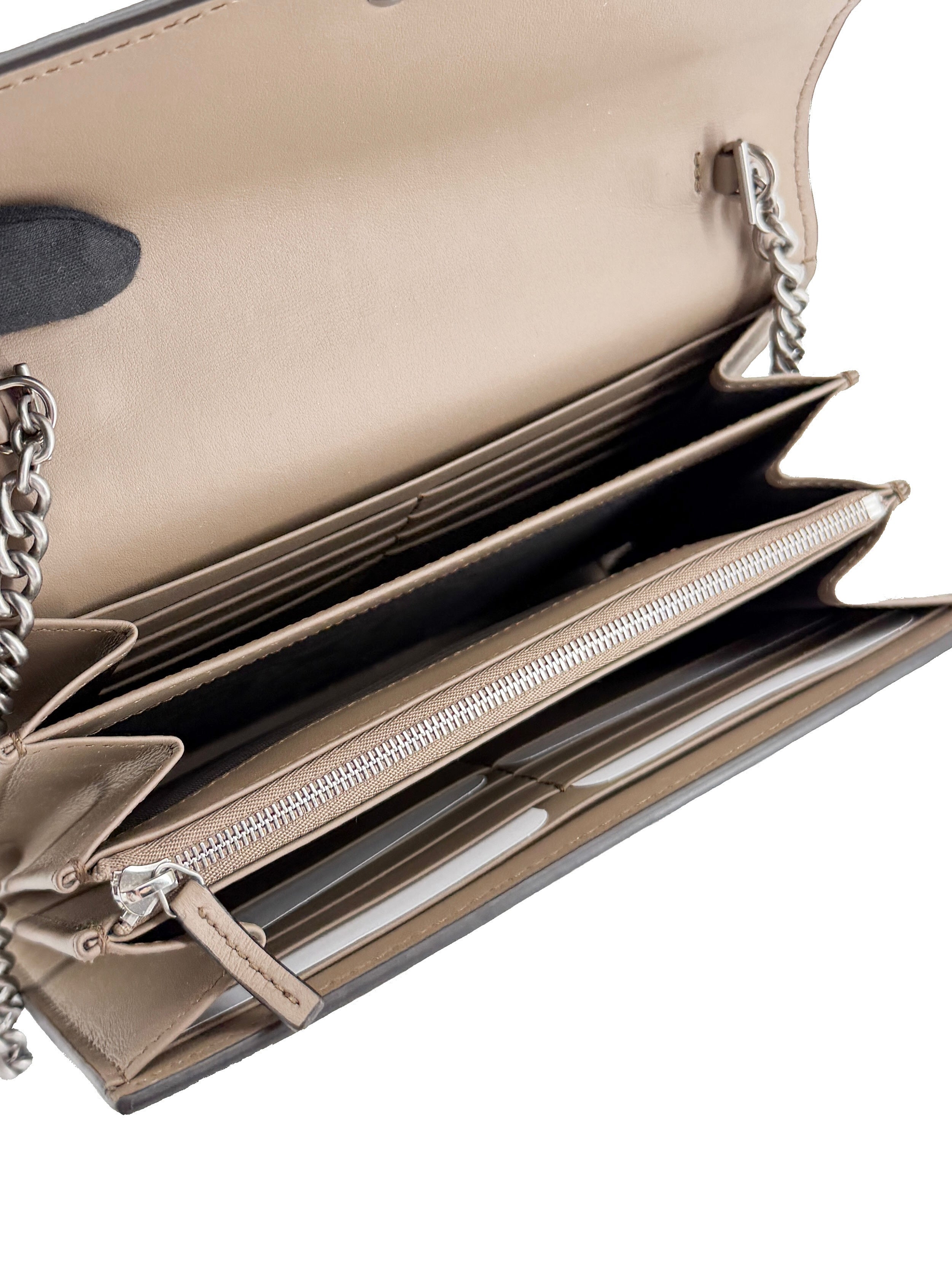 Gucci brown Dionysus wallet on a chain 401231-493075