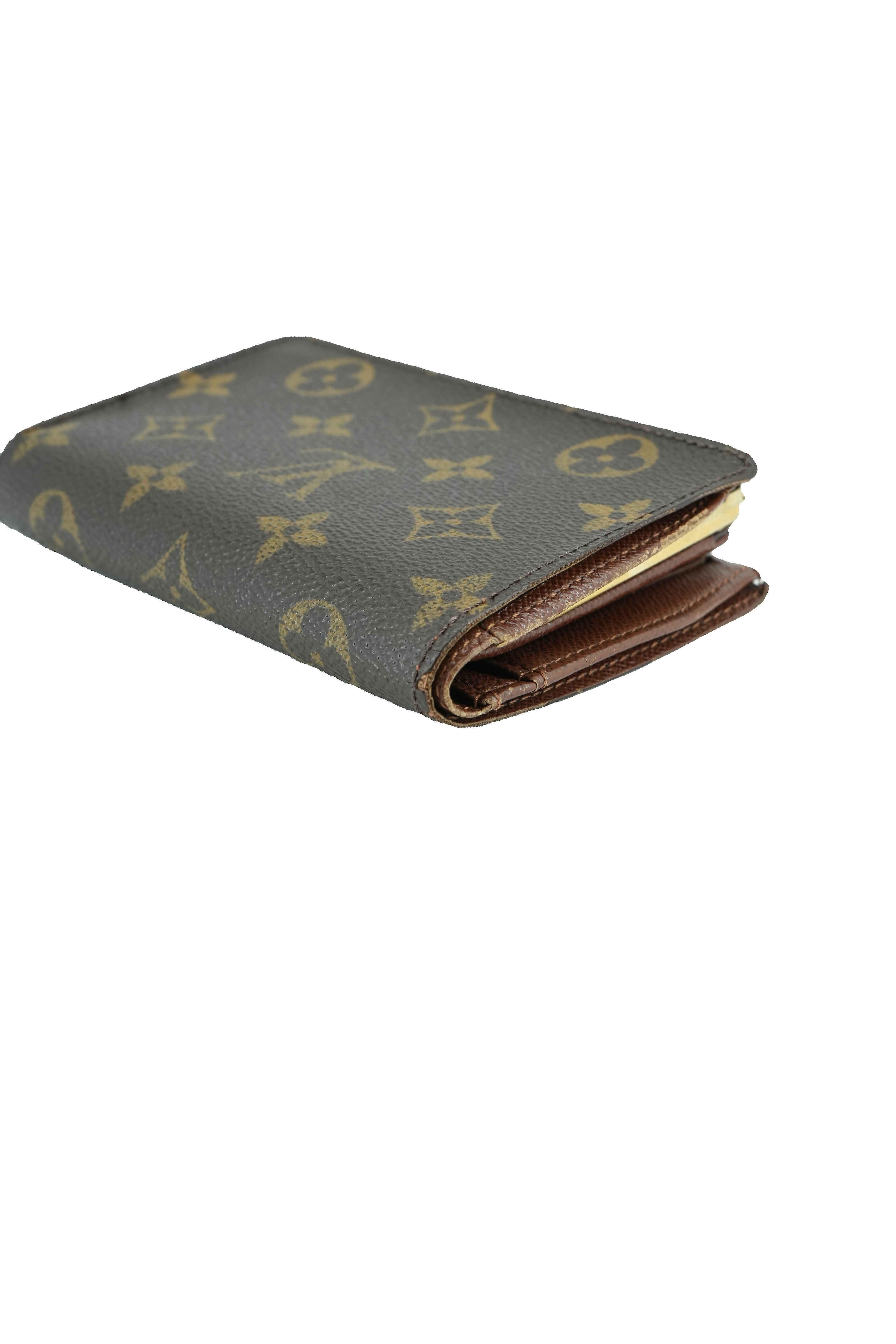 Louis Vuitton monogram Porte Monnaie Billets Viennois wallet TH1025