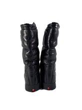 Prada black leather padded Moon boots size 37.5 **as is**