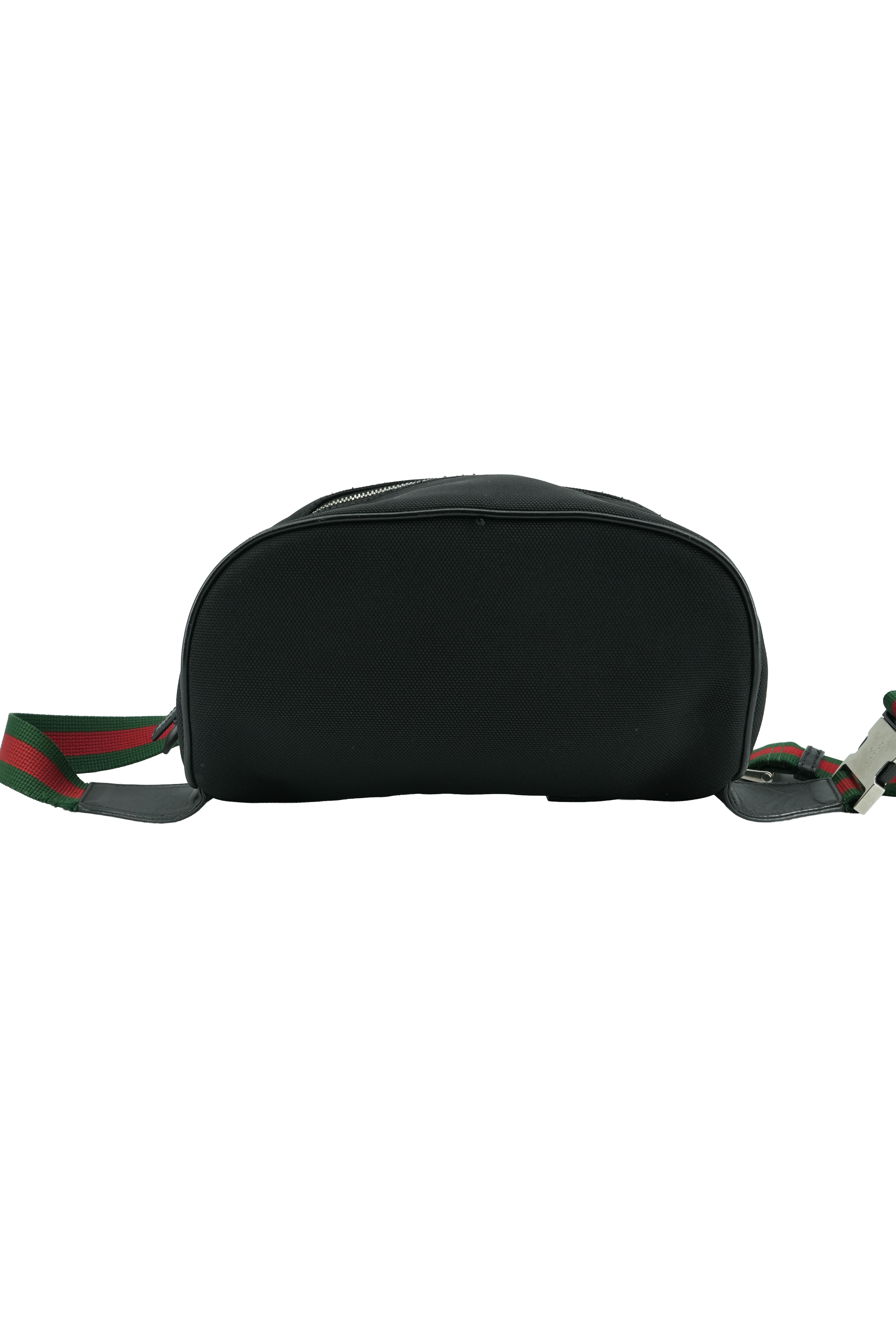 Gucci black techno canvas belt bag 630920 498879