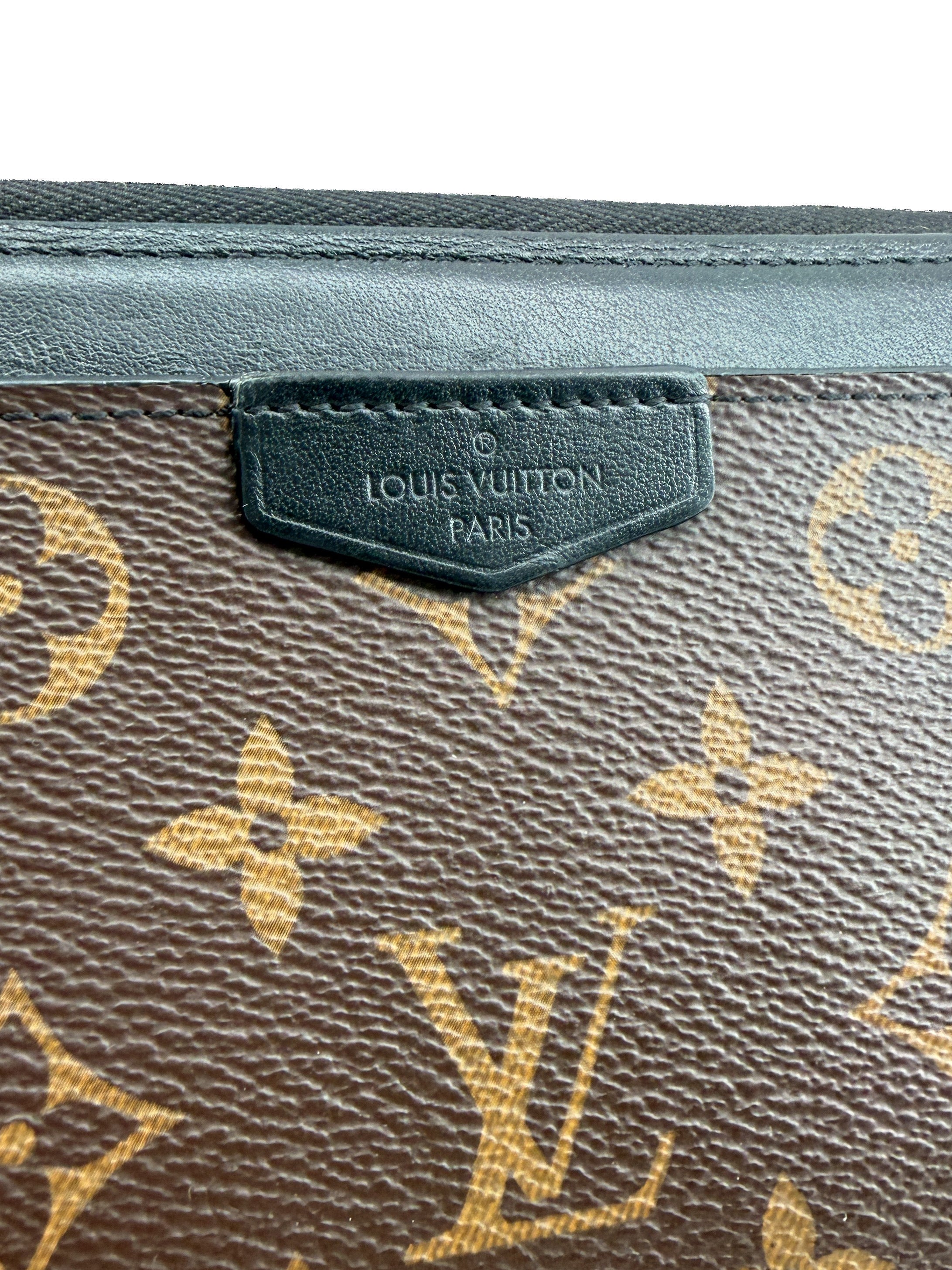 Louis Vuitton monogram black zippy dragonne long wallet CA4270