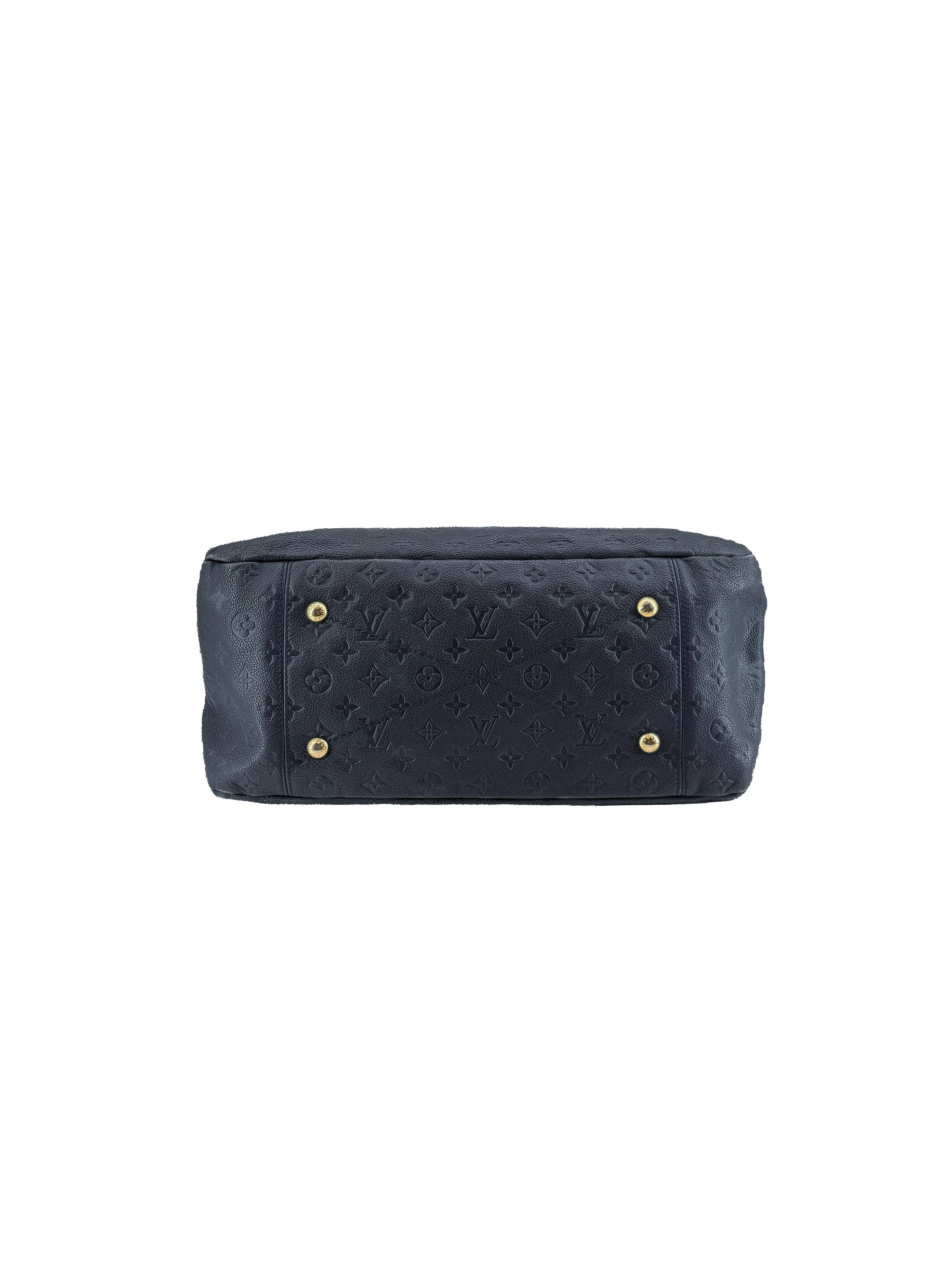 Louis Vuitton monogram dark navy empreinte Artsy MM CA1121