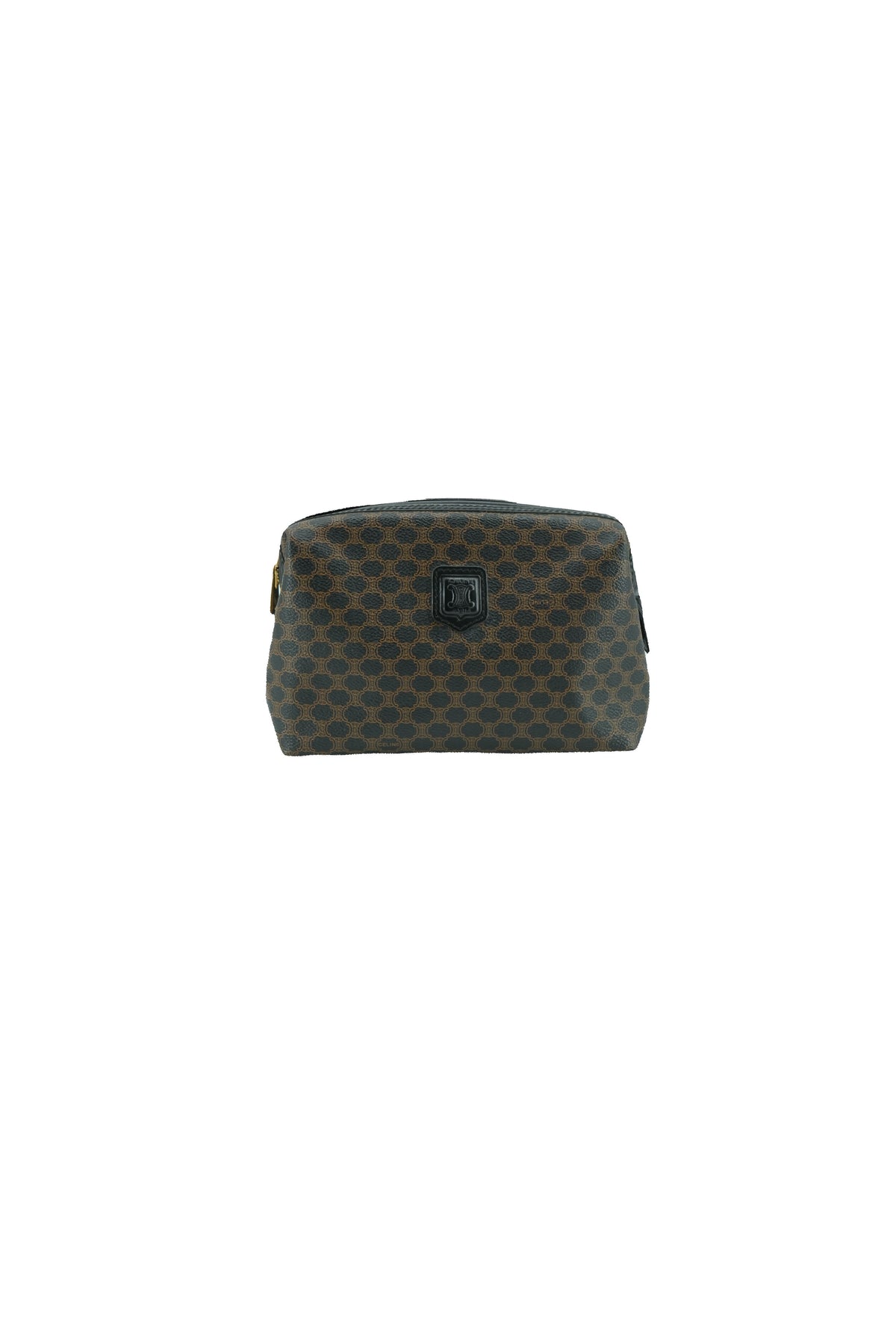 Celine black/brown vintage Macadame pouch MC97/2