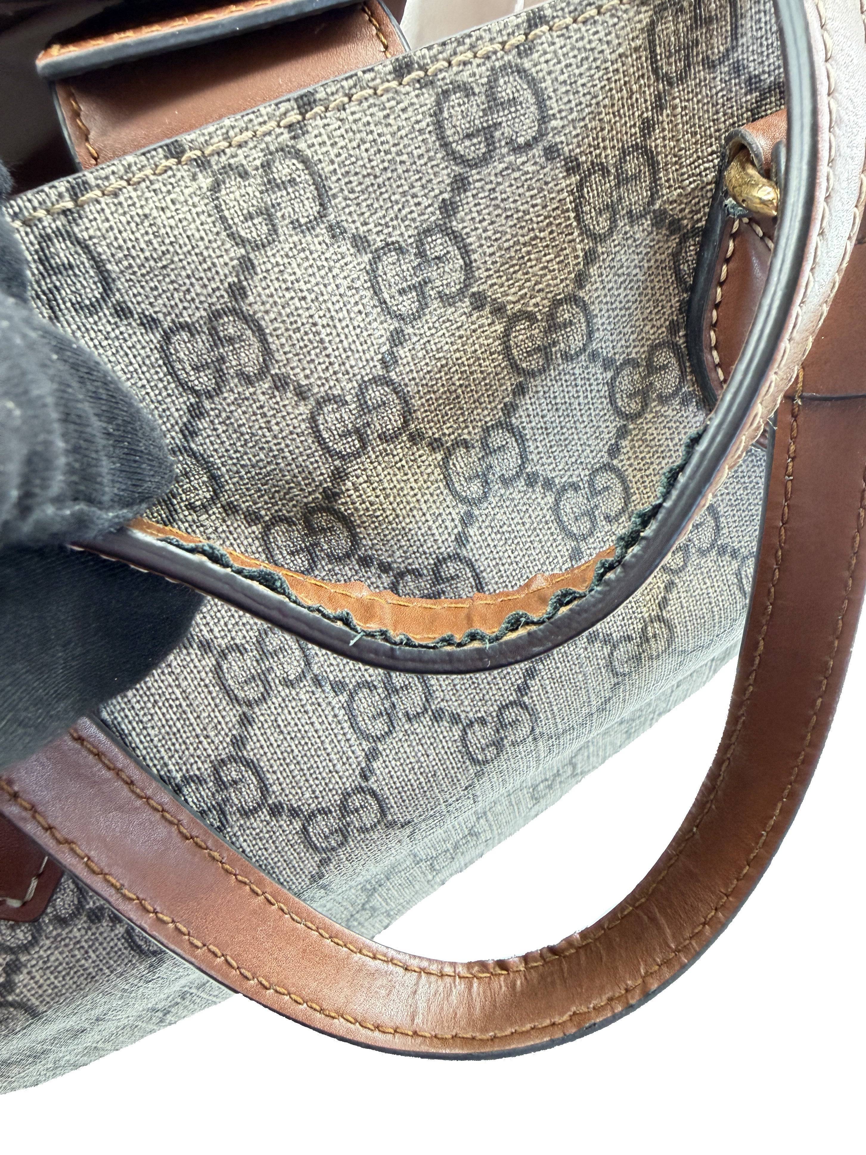 Gucci brown GG medium soft tote 453705 493075
