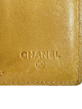 Chanel beige leather Chocolate bar wallet 8372170