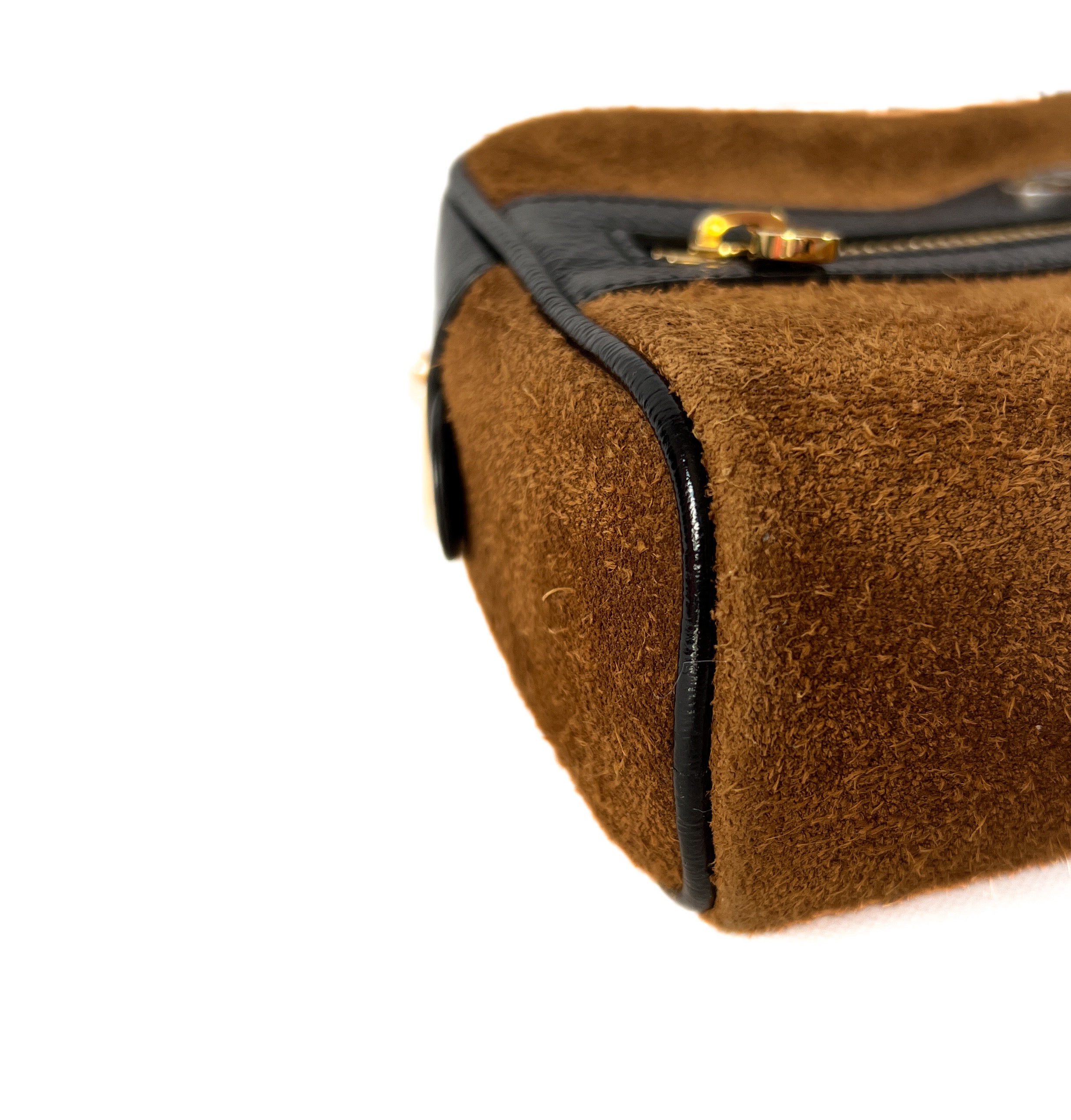 Gucci brown suede Ophidia belt bag