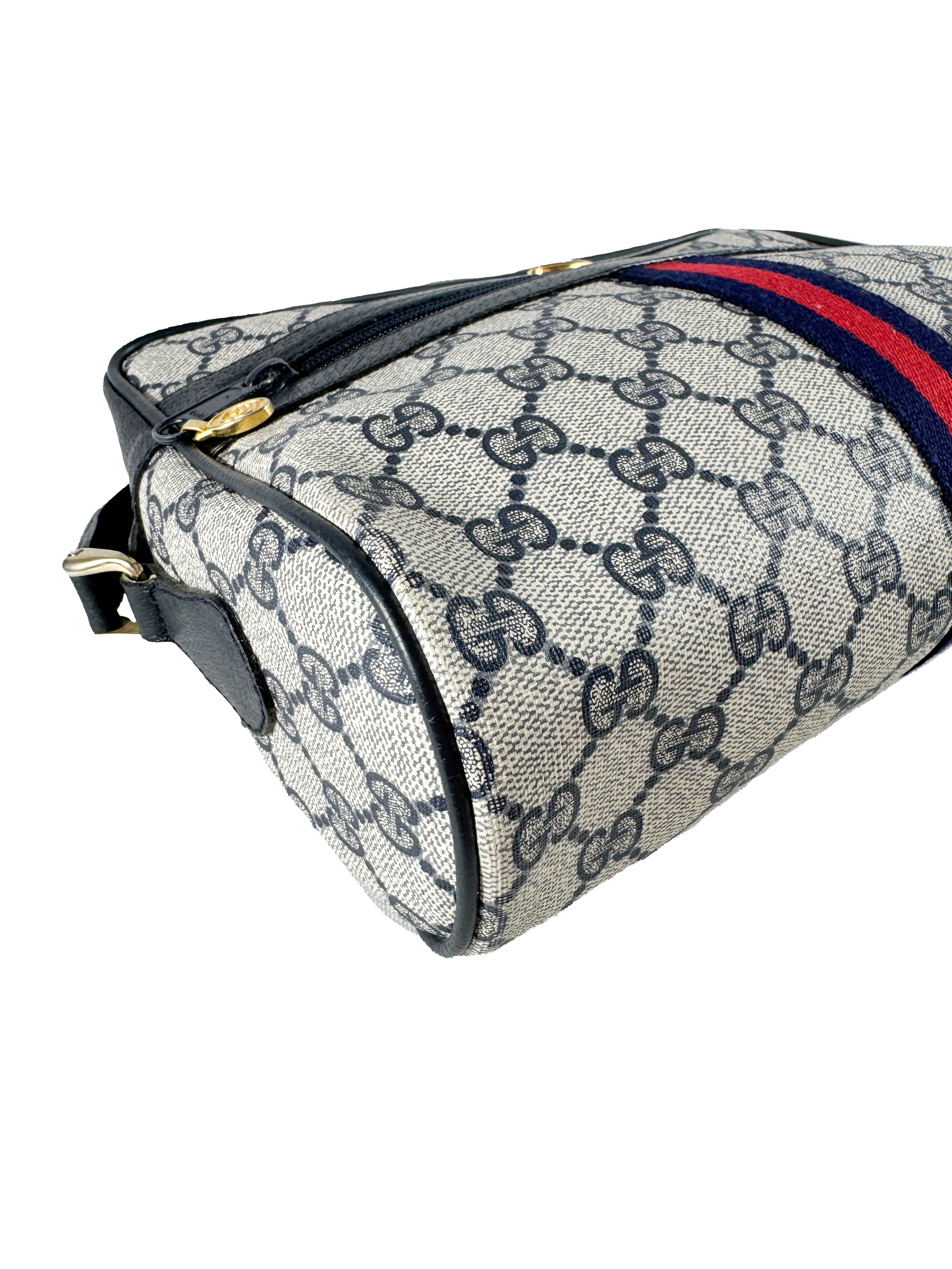 Gucci navy GG sherry line vintage crossbody 3202005