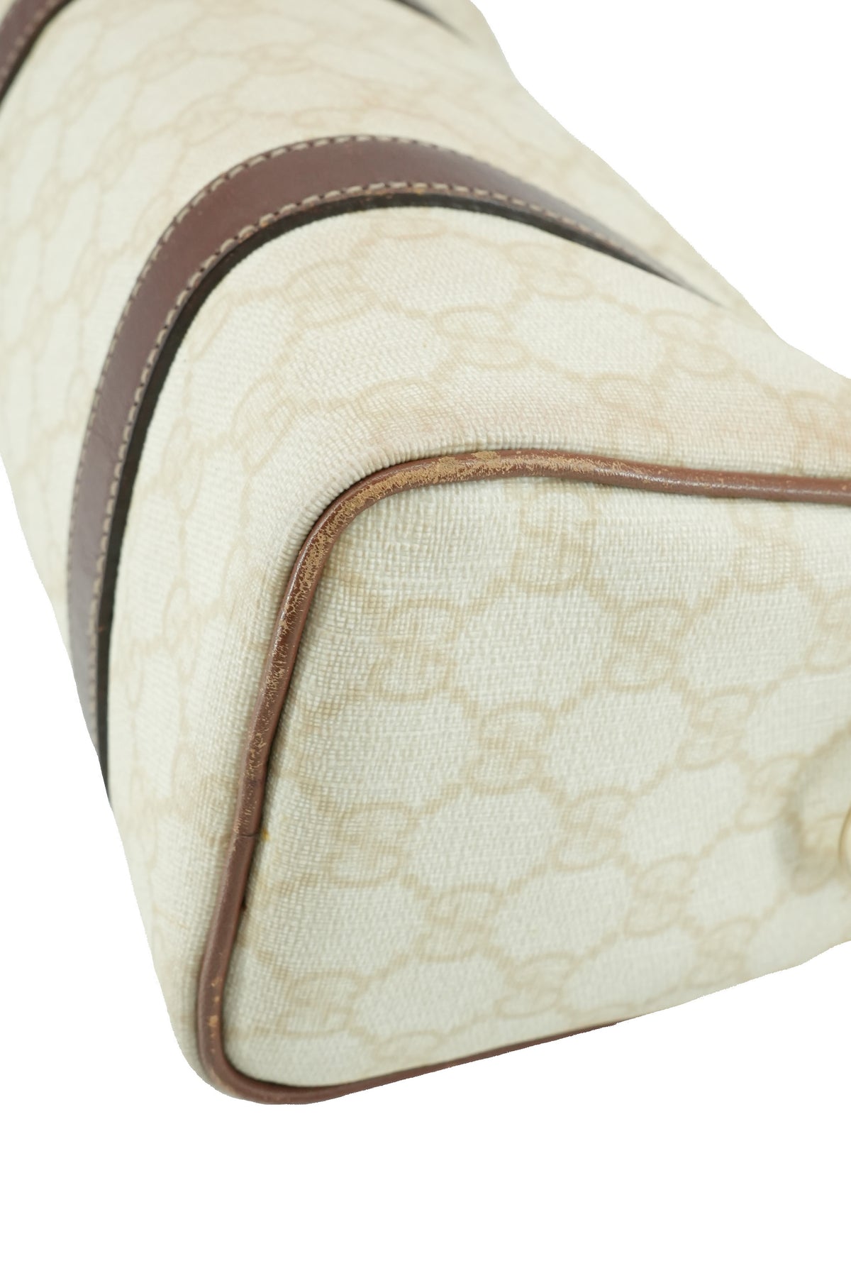 Gucci white GG boston bag 193604 000926