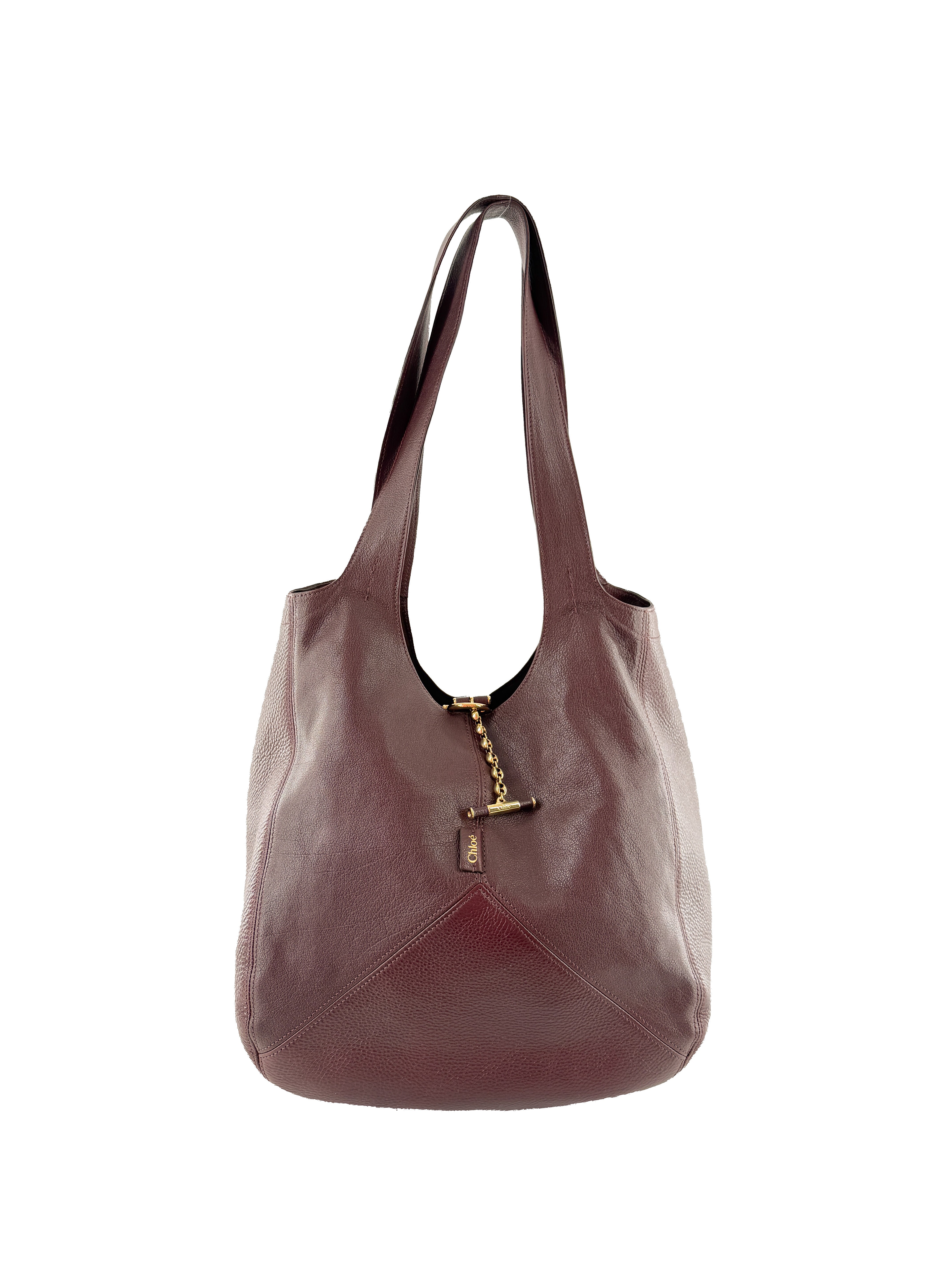 Chloé burgundy medium Balloon Hobo shoulder bag 042511665