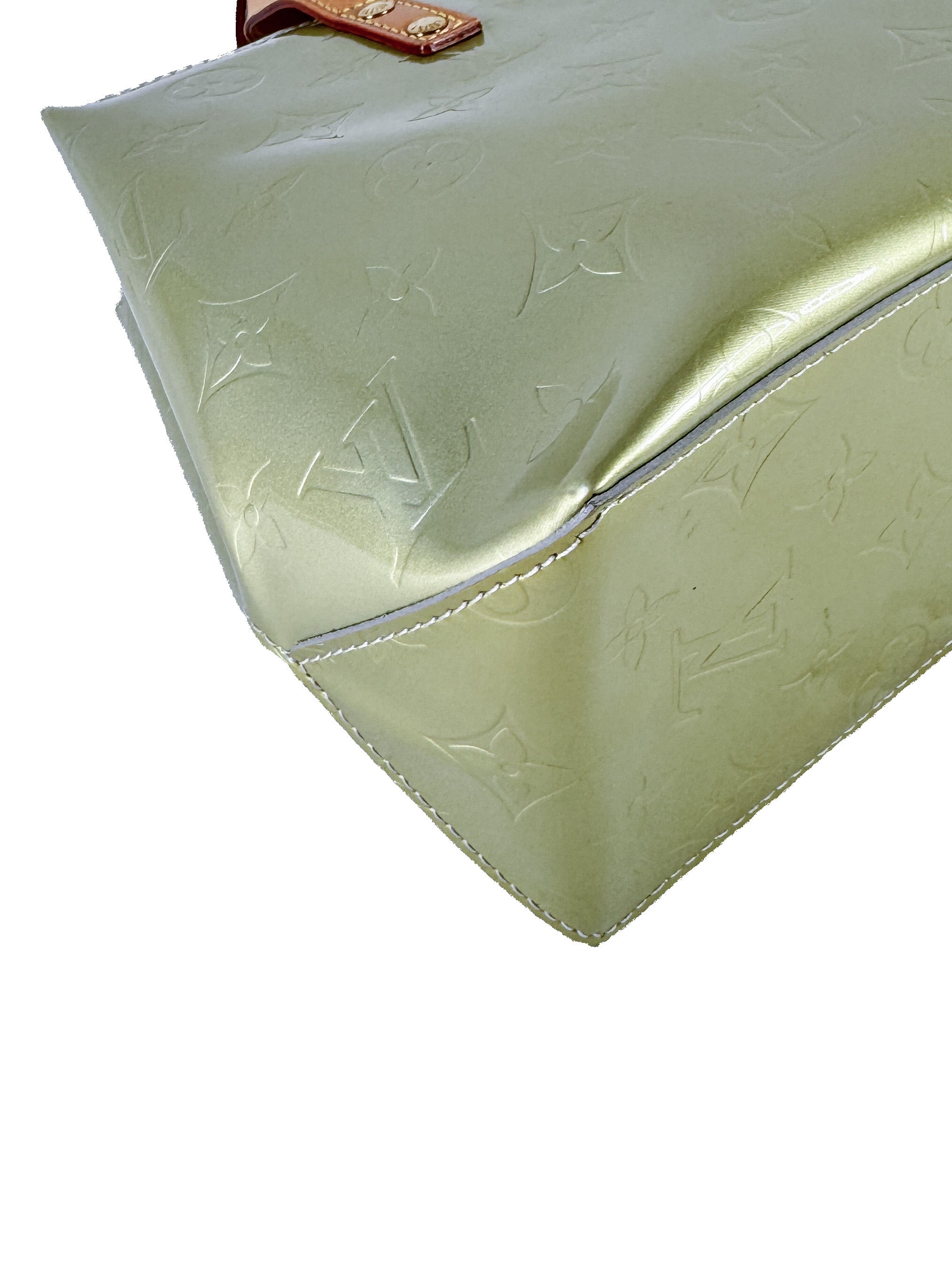 Louis Vuitton green vernis Reade PM MI1021