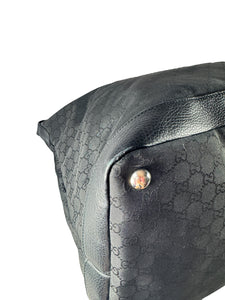 Gucci black GG XL travel bag 105669 520981