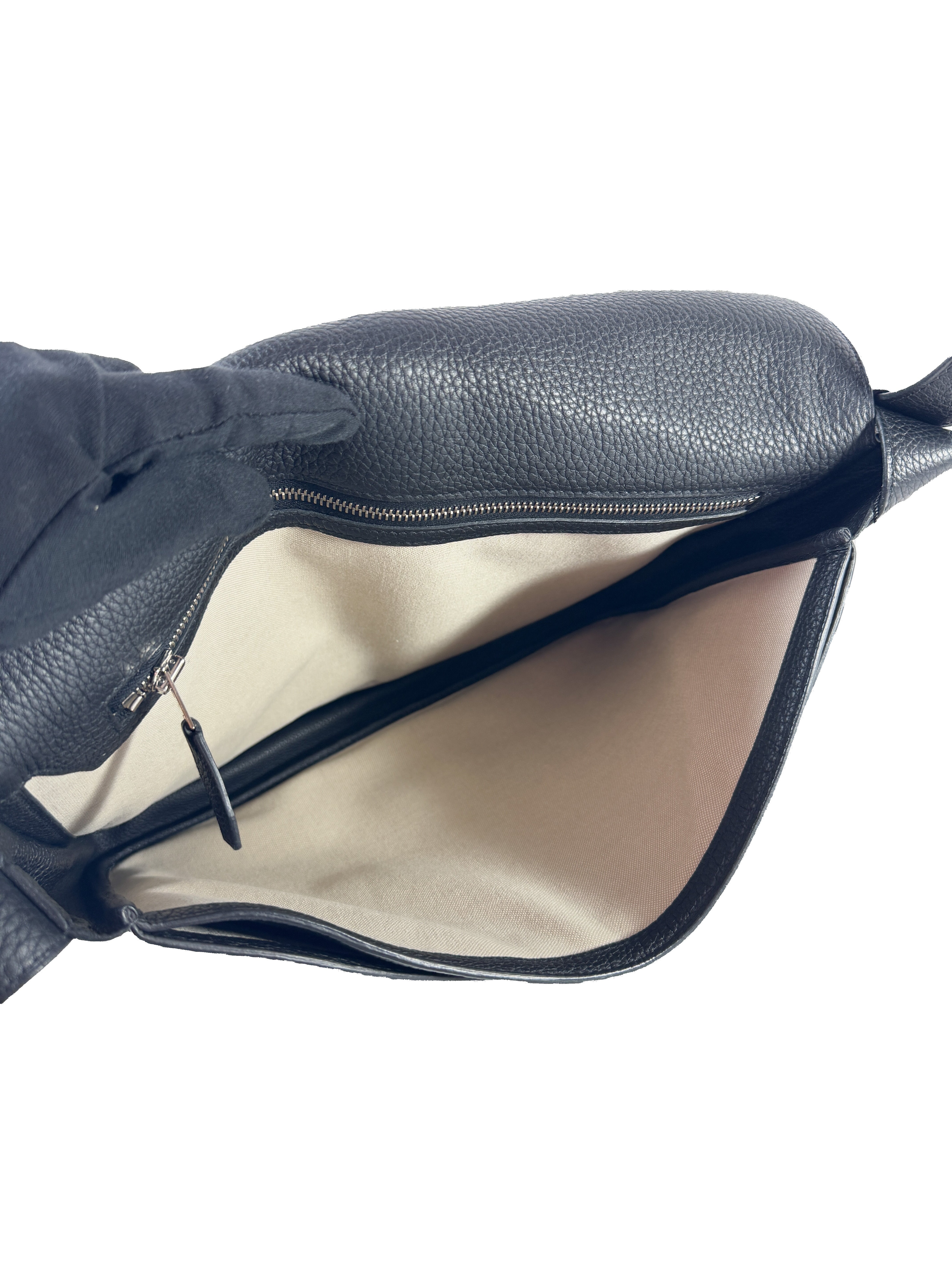 Hermès Clemence Steve Light Messenger C