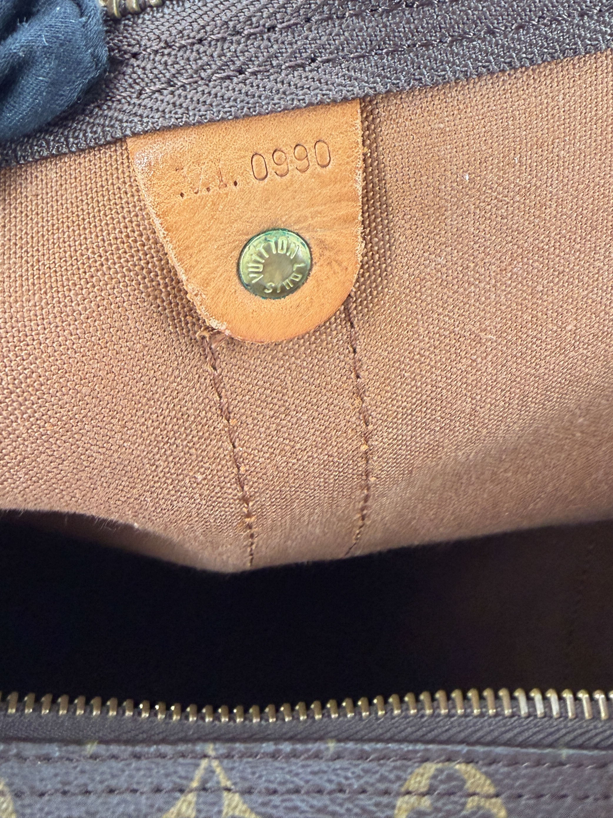 Louis Vuitton monogram Keepall 45 bandouliere V.I. 0990