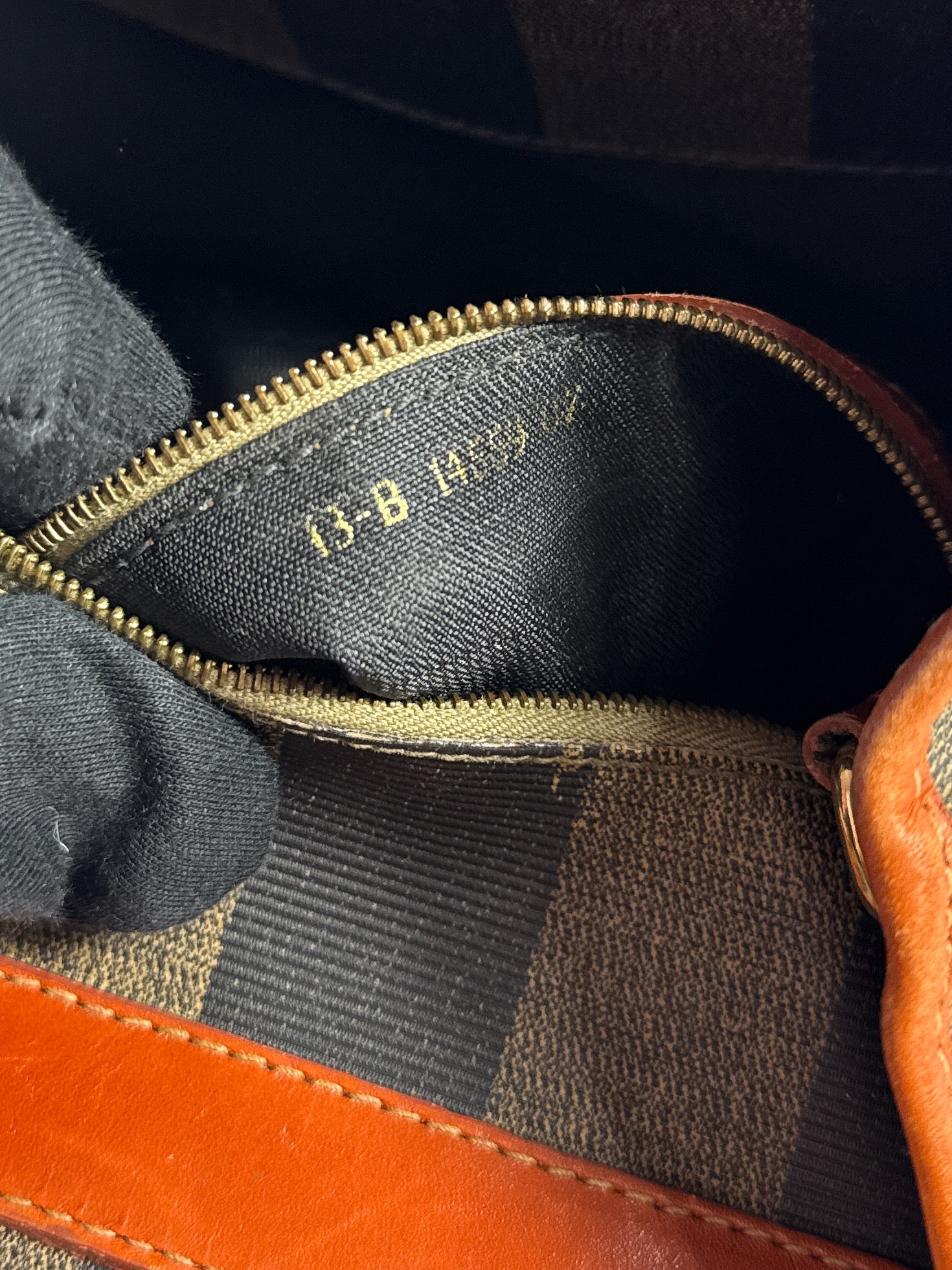 Fendi vintage Pequin striped sling bag 13B1455907