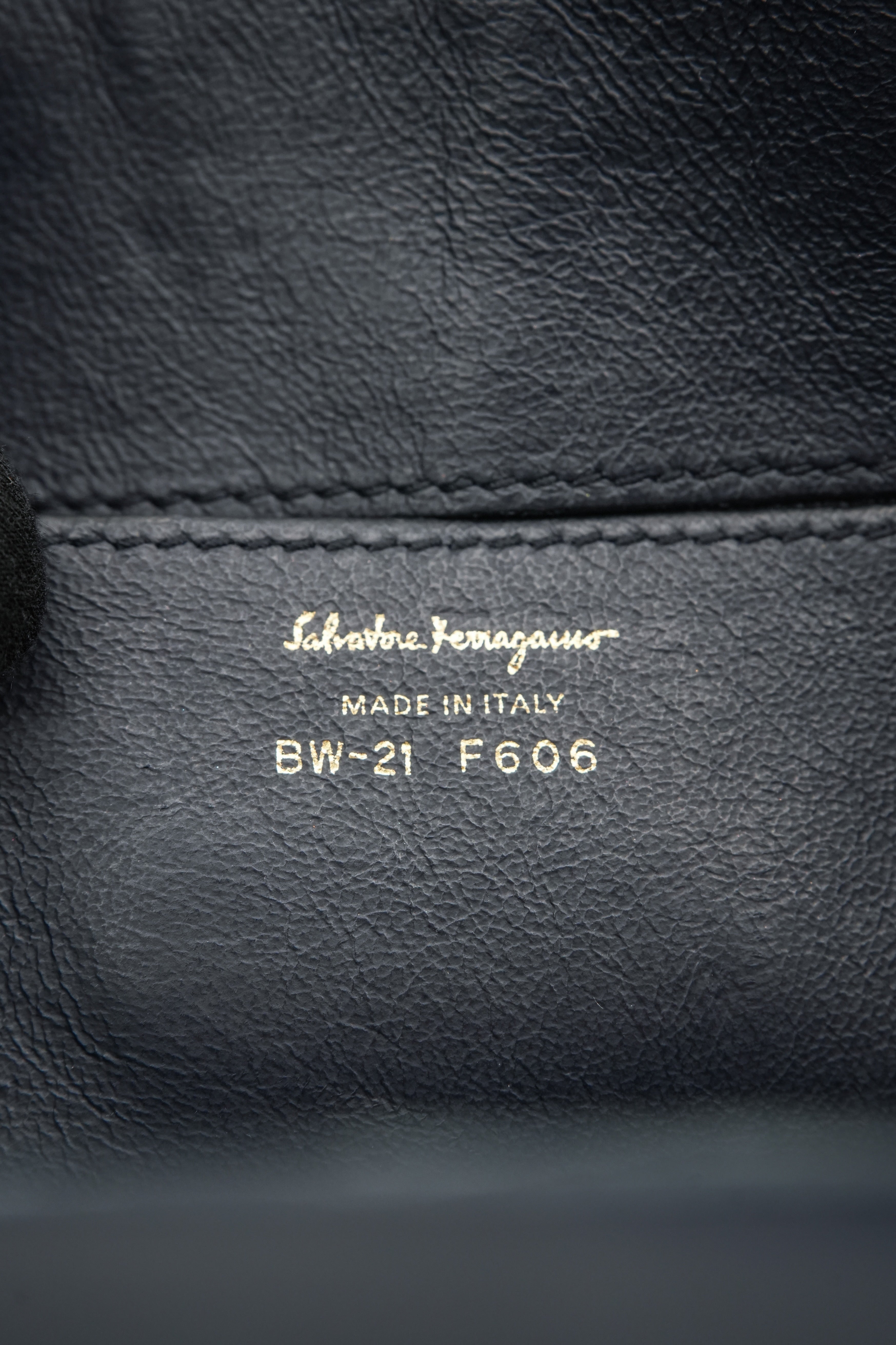 Salvatore Ferragamo blue small Sofia satchel BW-21 F606