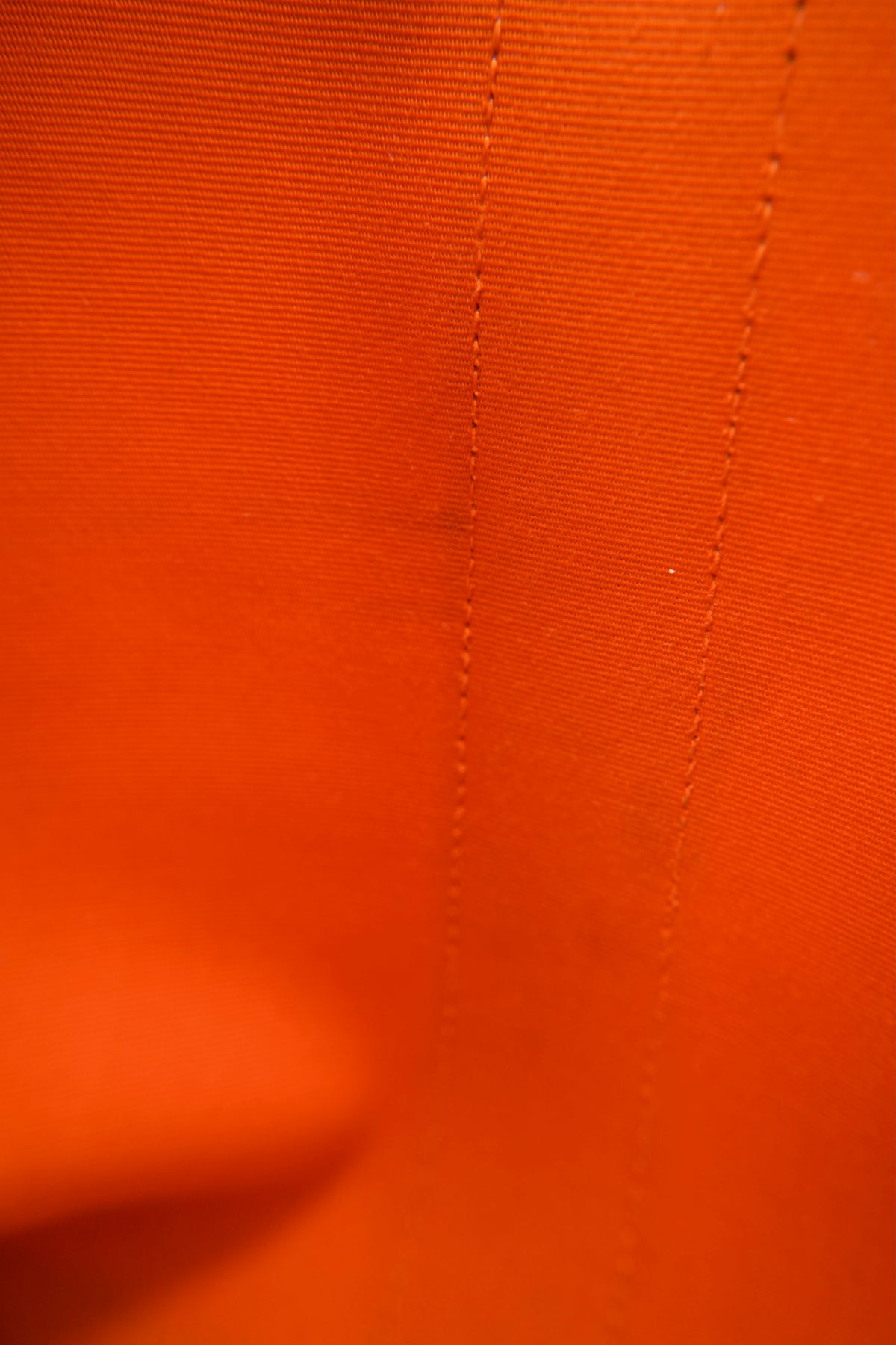 Hermès orange canvas leather Garden Party 36 T