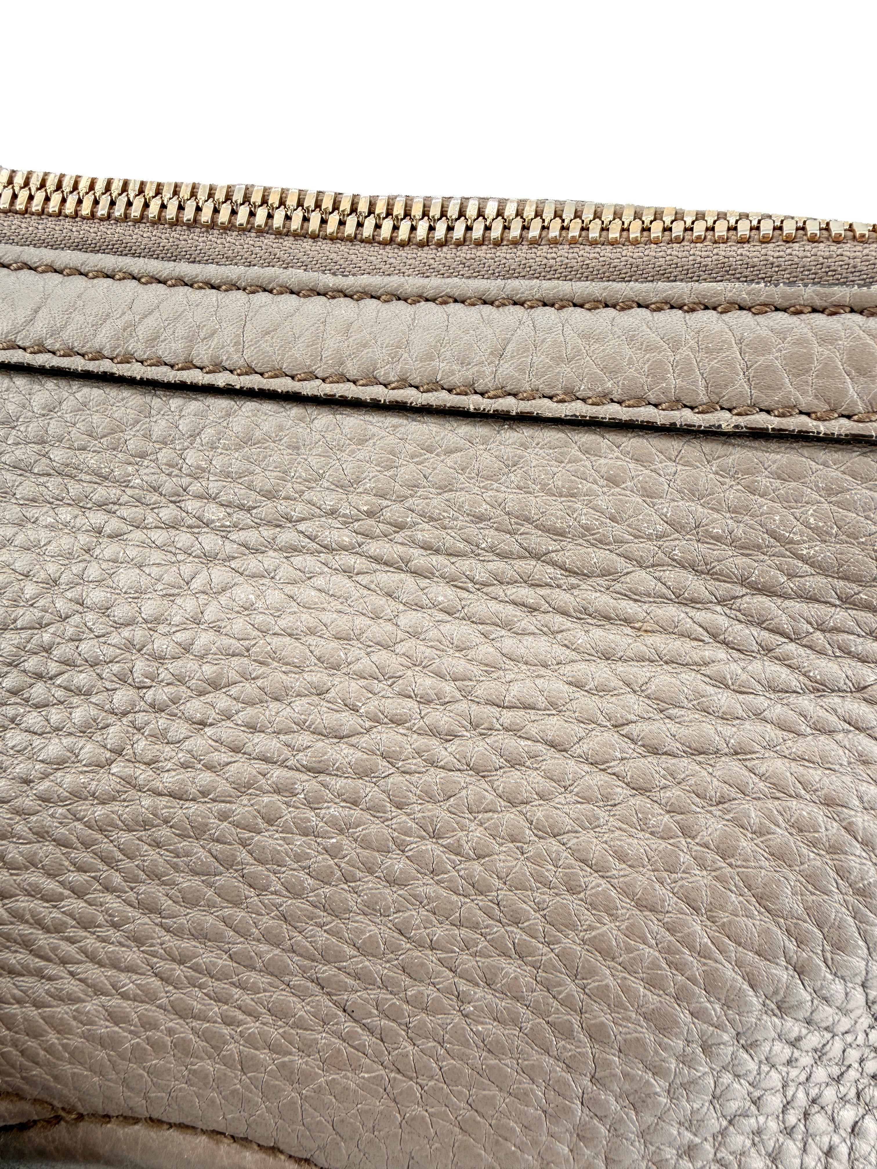 Gucci gray soho interlocking G shoulder bag 308361000926