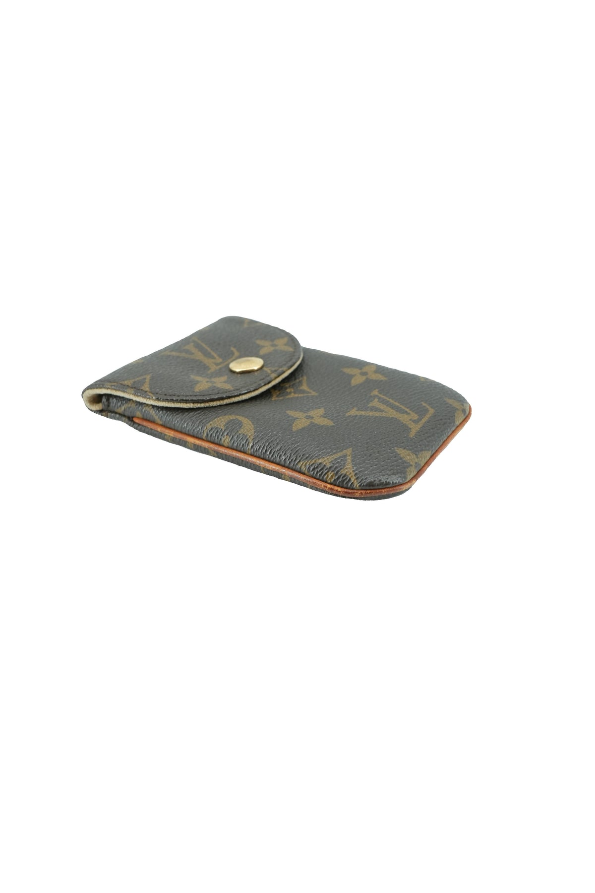 Louis Vuitton brown monogram keychain pouch SN4009
