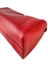 Louis Vuitton red epi leather Speedy 30  SP0024