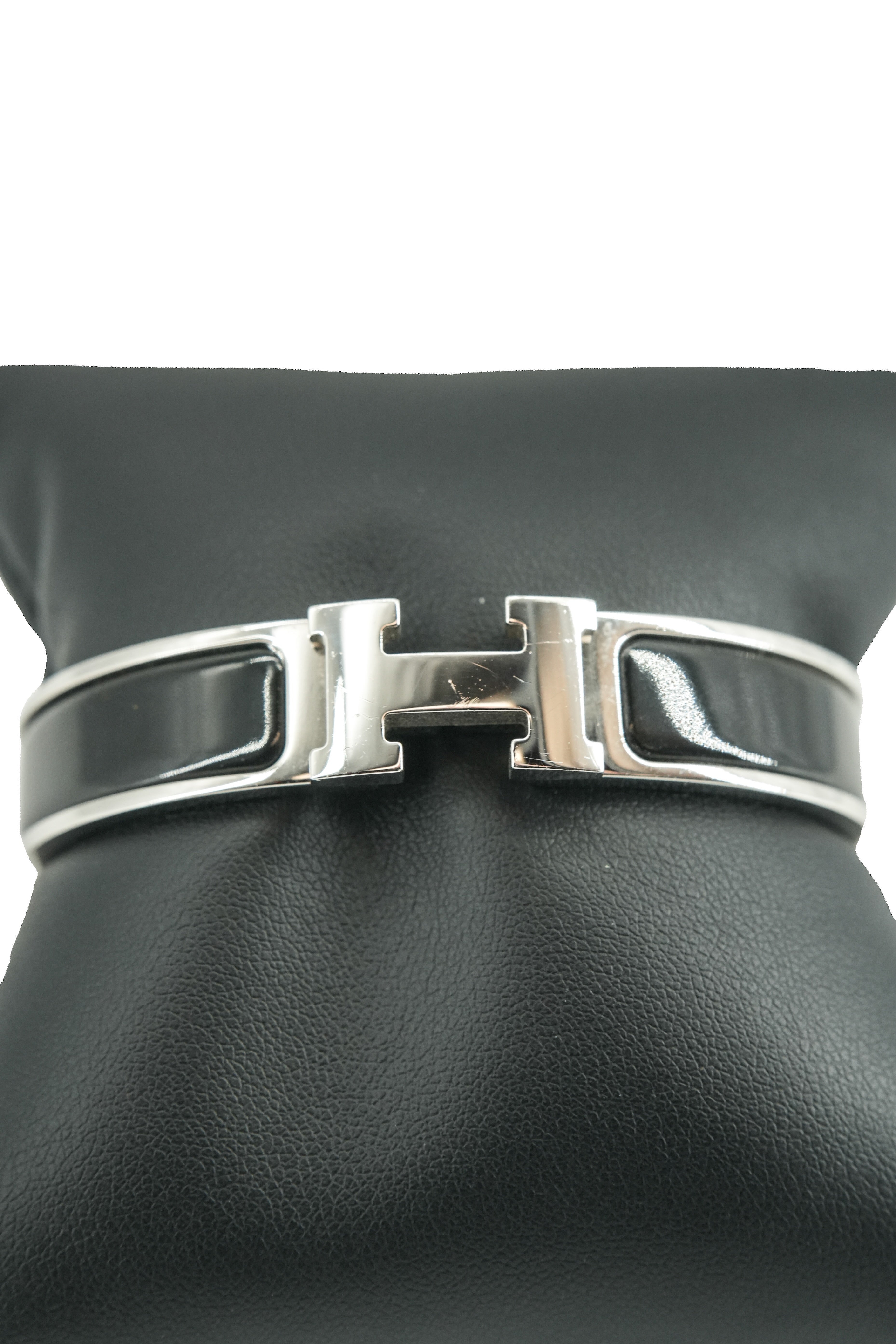 Hermes silver black Clic GM FI 02 73