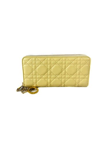 Christian Dior Lady Dior Voyageur wallet 0272 retail $950