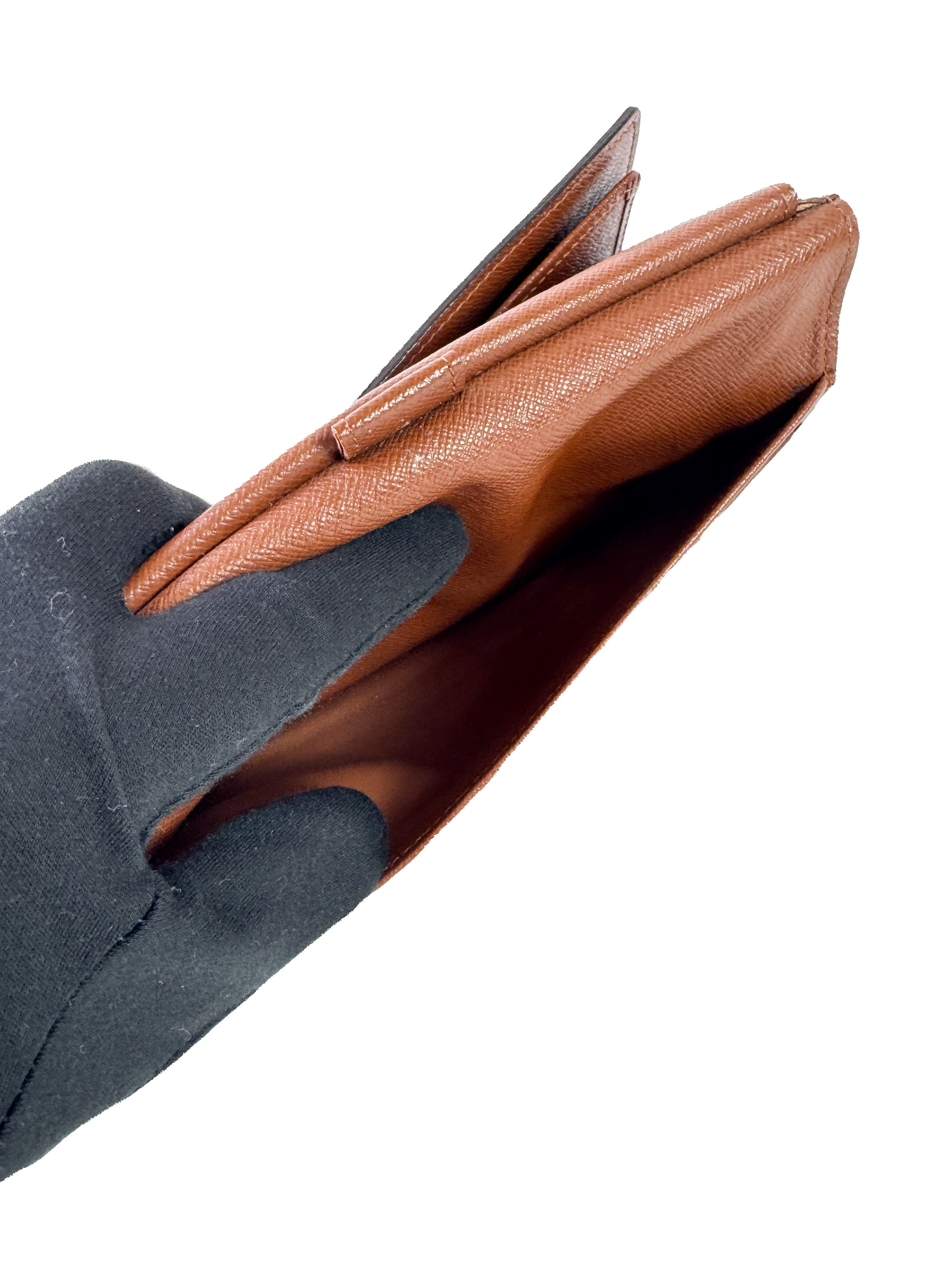 Louis Vuitton monogram porte tresor trifold international wallet MB0063