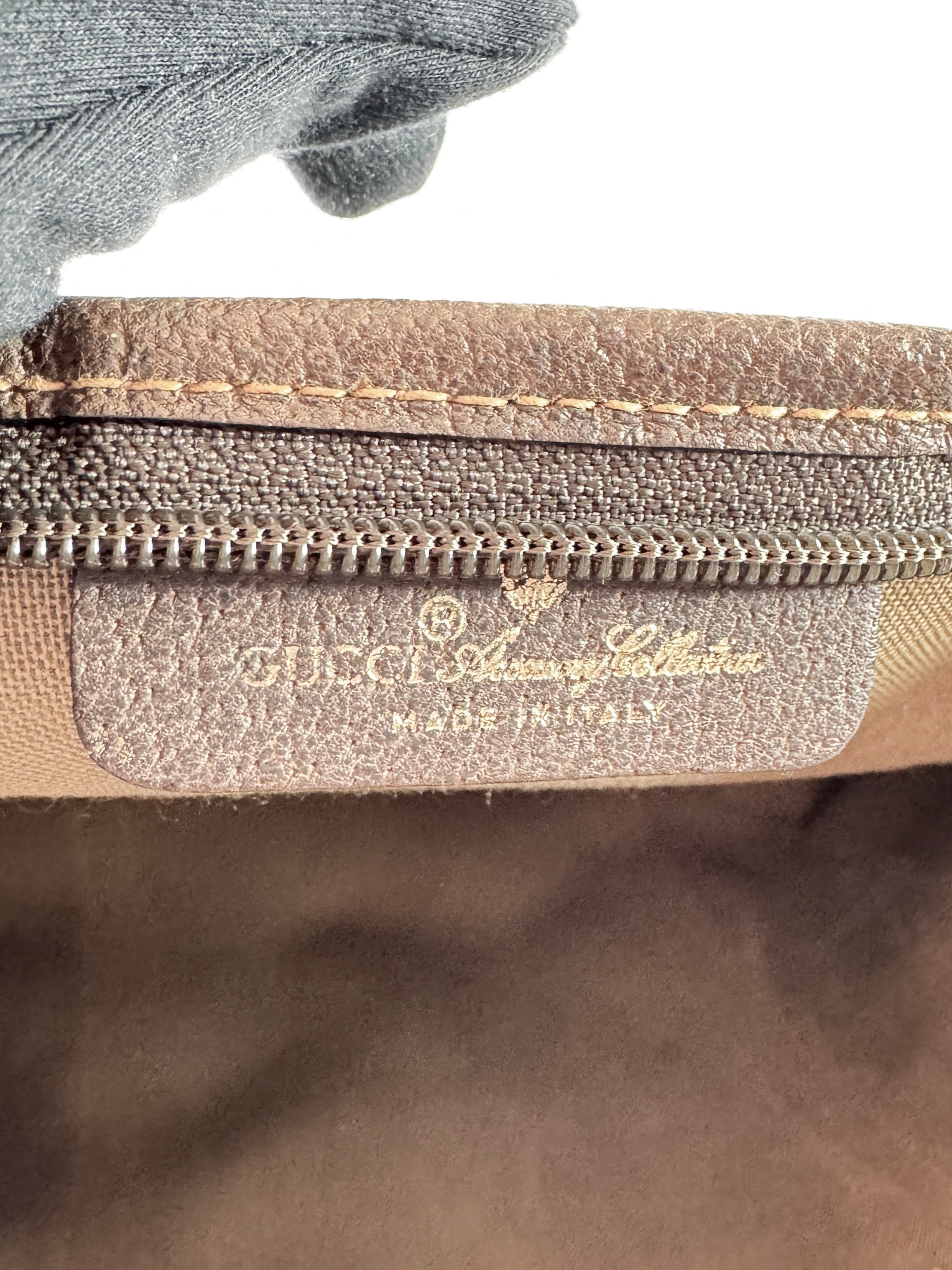 Gucci brown vintage GG tote 4002110